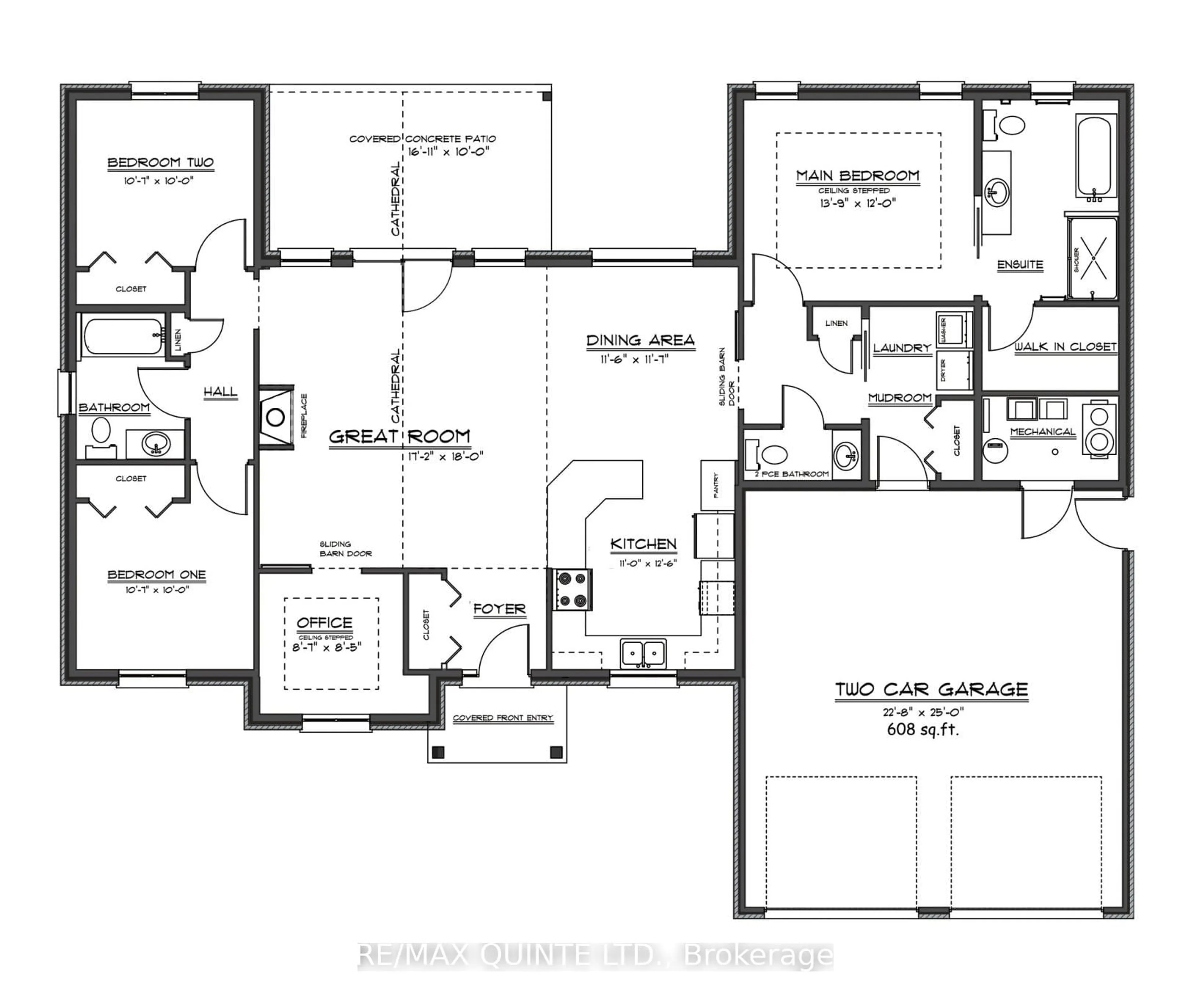 Floor plan for 665 Harmony Rd #Lot 2, Corbyville Ontario K0K 1V0