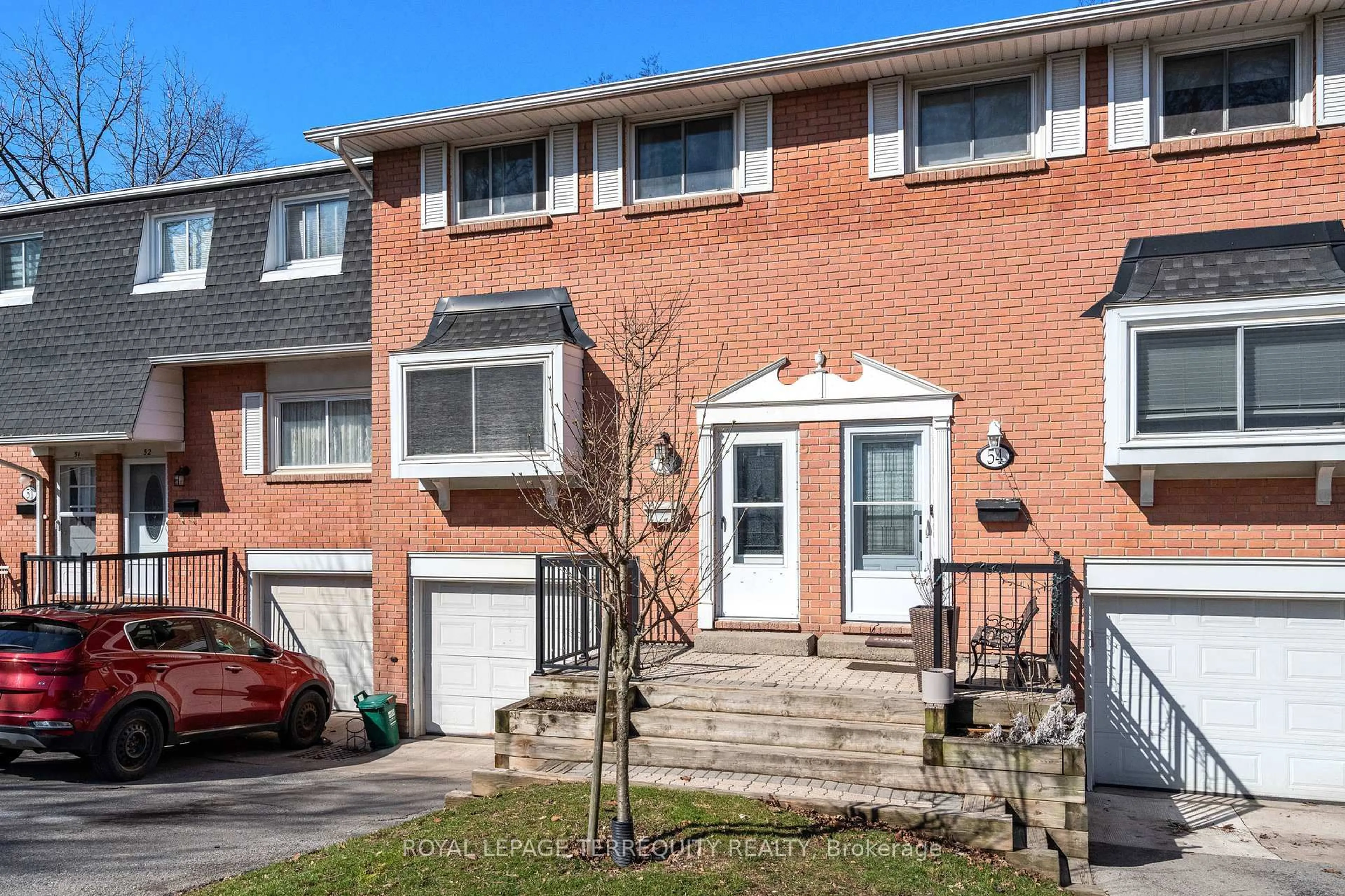 Home with brick exterior material, street for 185 Denistoun St #53, Welland Ontario L3C 6J6