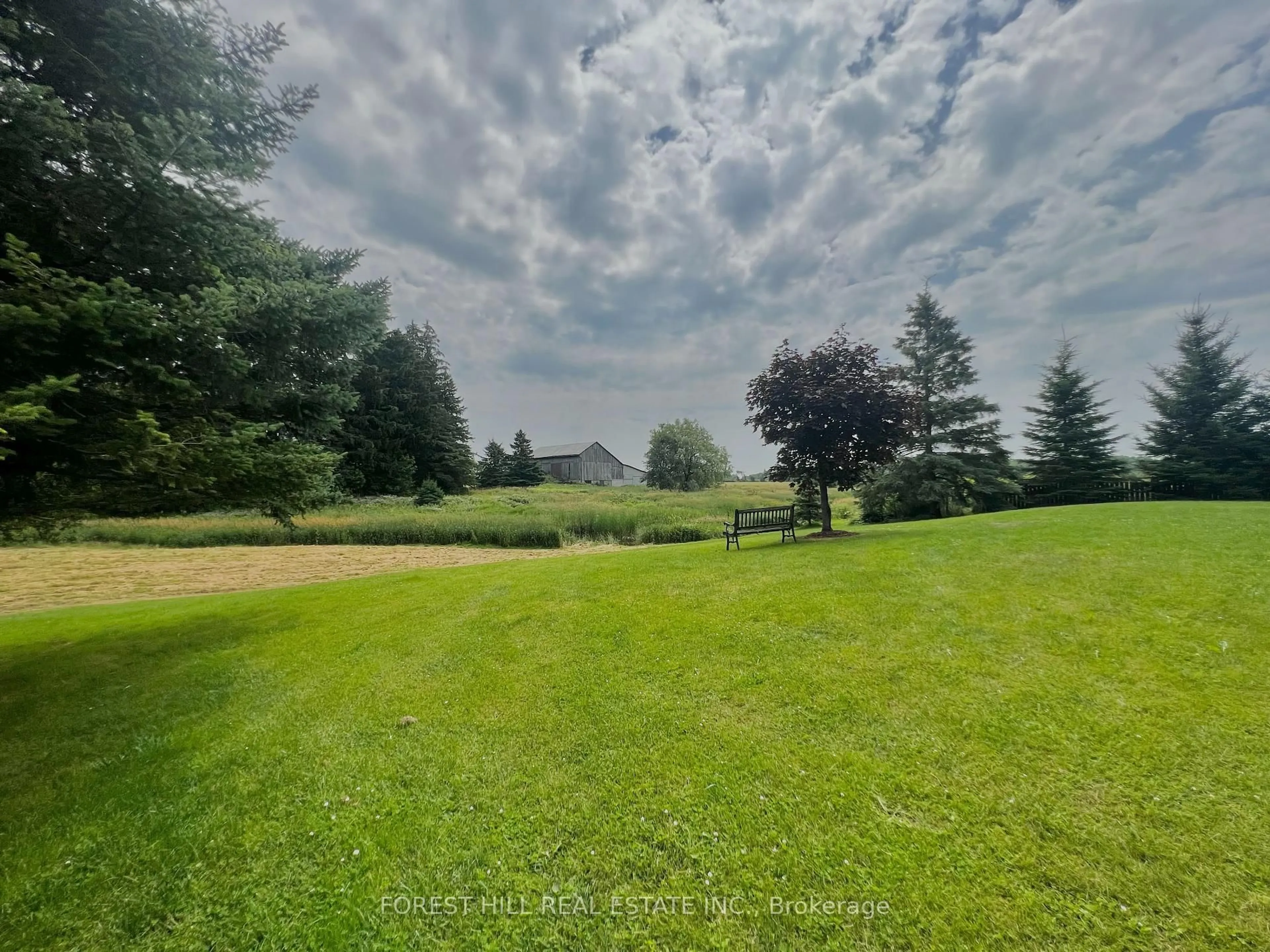 A pic from outside/outdoor area/front of a property/back of a property/a pic from drone, forest/trees view for 502094 Highway 89 N/A, East Luther Grand Valley Ontario L9W 3W8