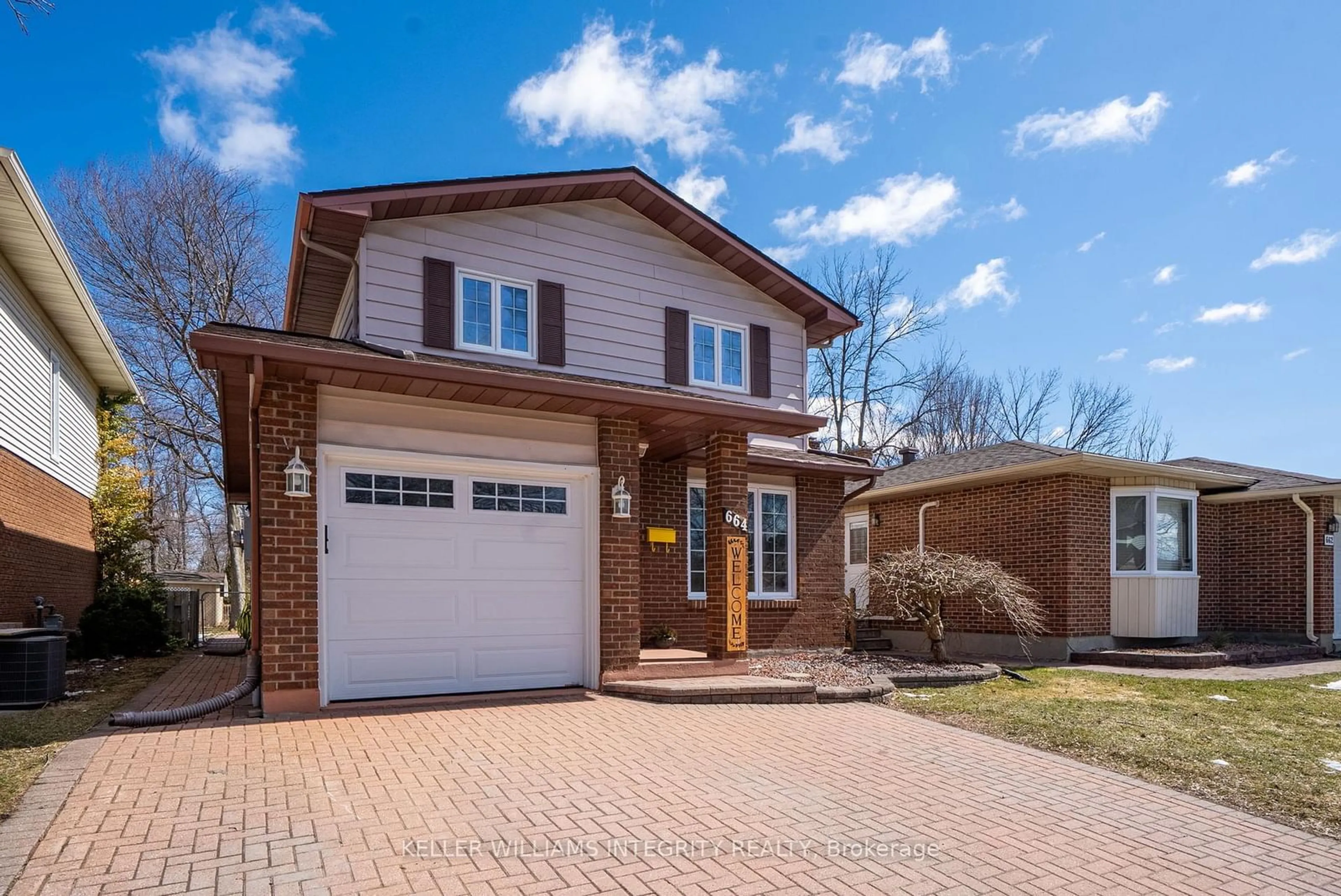 Home with brick exterior material, street for 664 Champlain Dr, Cornwall Ontario K6H 6P2