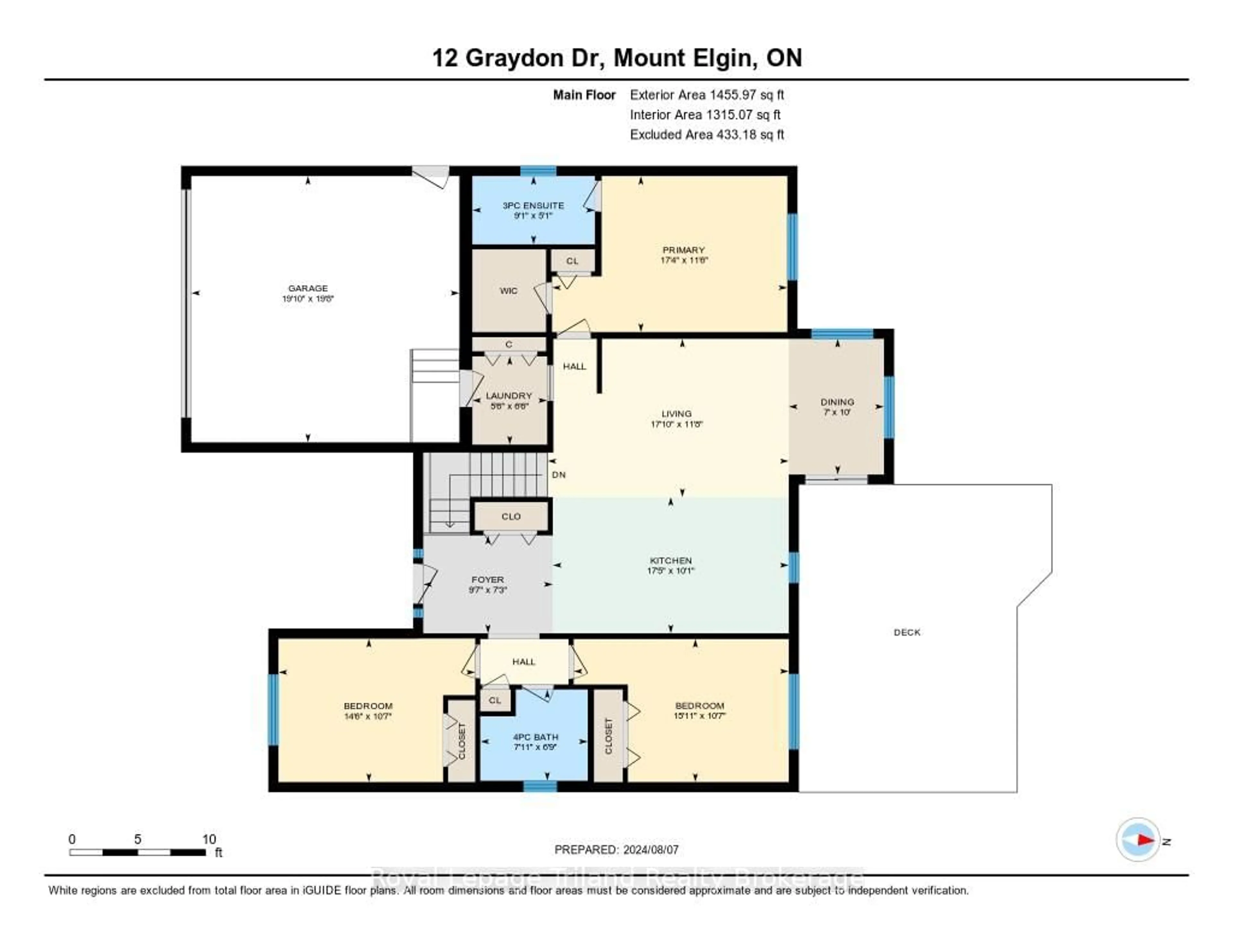 Floor plan for 12 Graydon Dr, South-West Oxford Ontario N0J 1N0