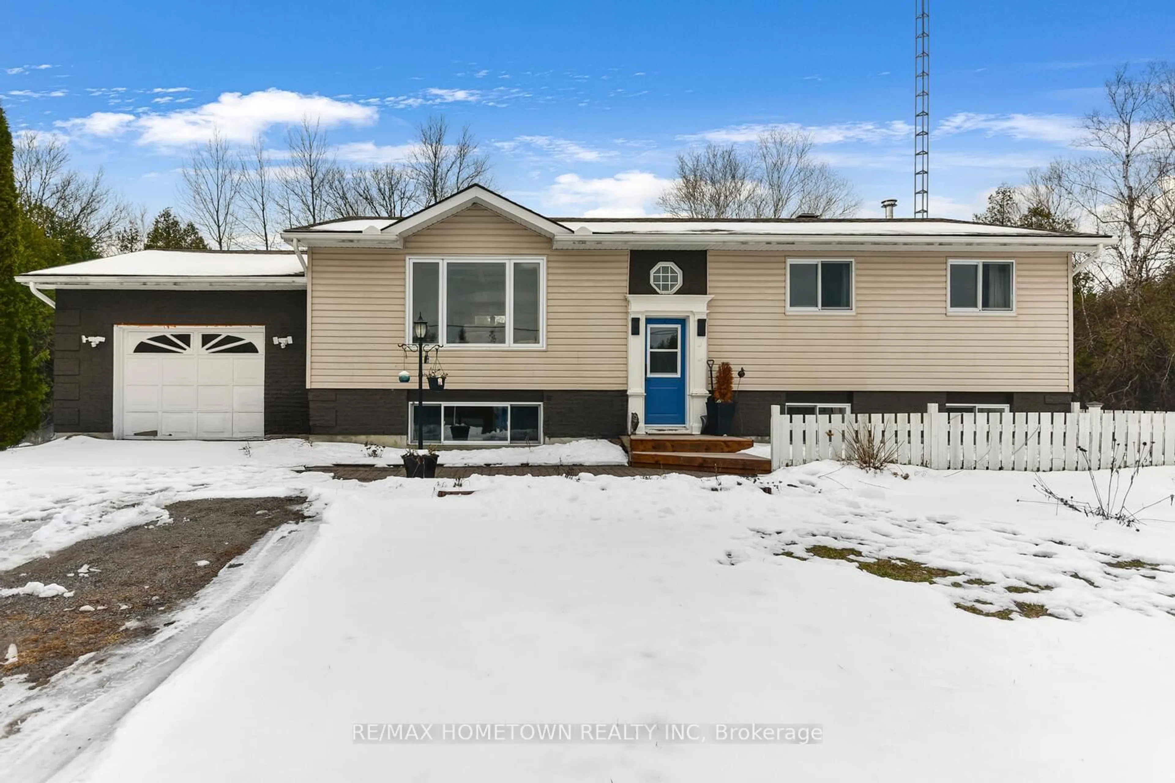 Home with vinyl exterior material, street for 10300 Cty Road 15 Rd, Augusta Ontario K0G 1R0