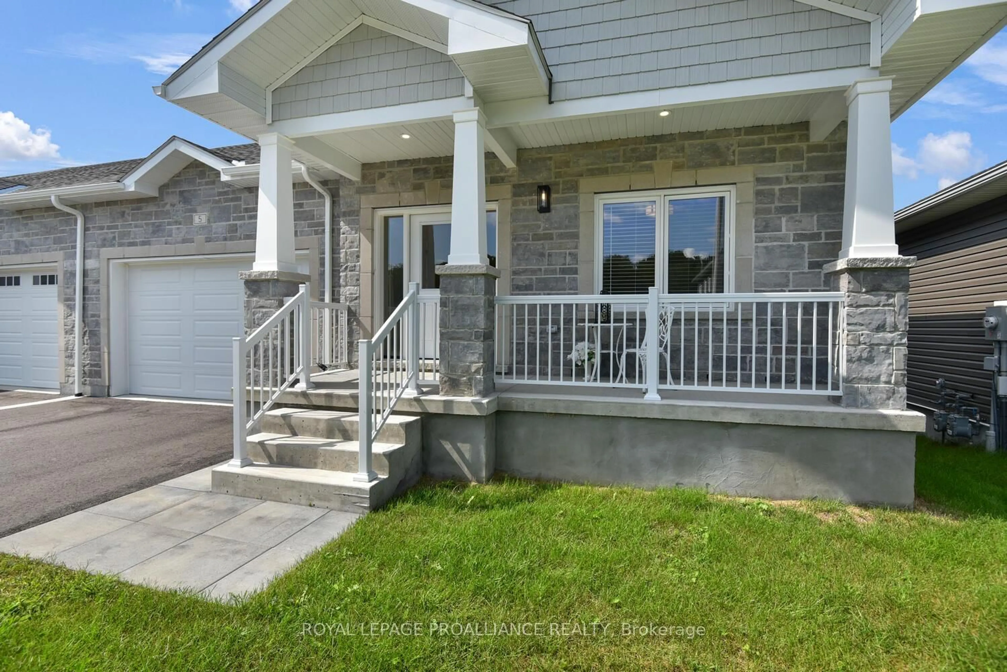 Home with vinyl exterior material, street for 5 Ben TeKamp Terr, Brockville Ontario K6V 0E8
