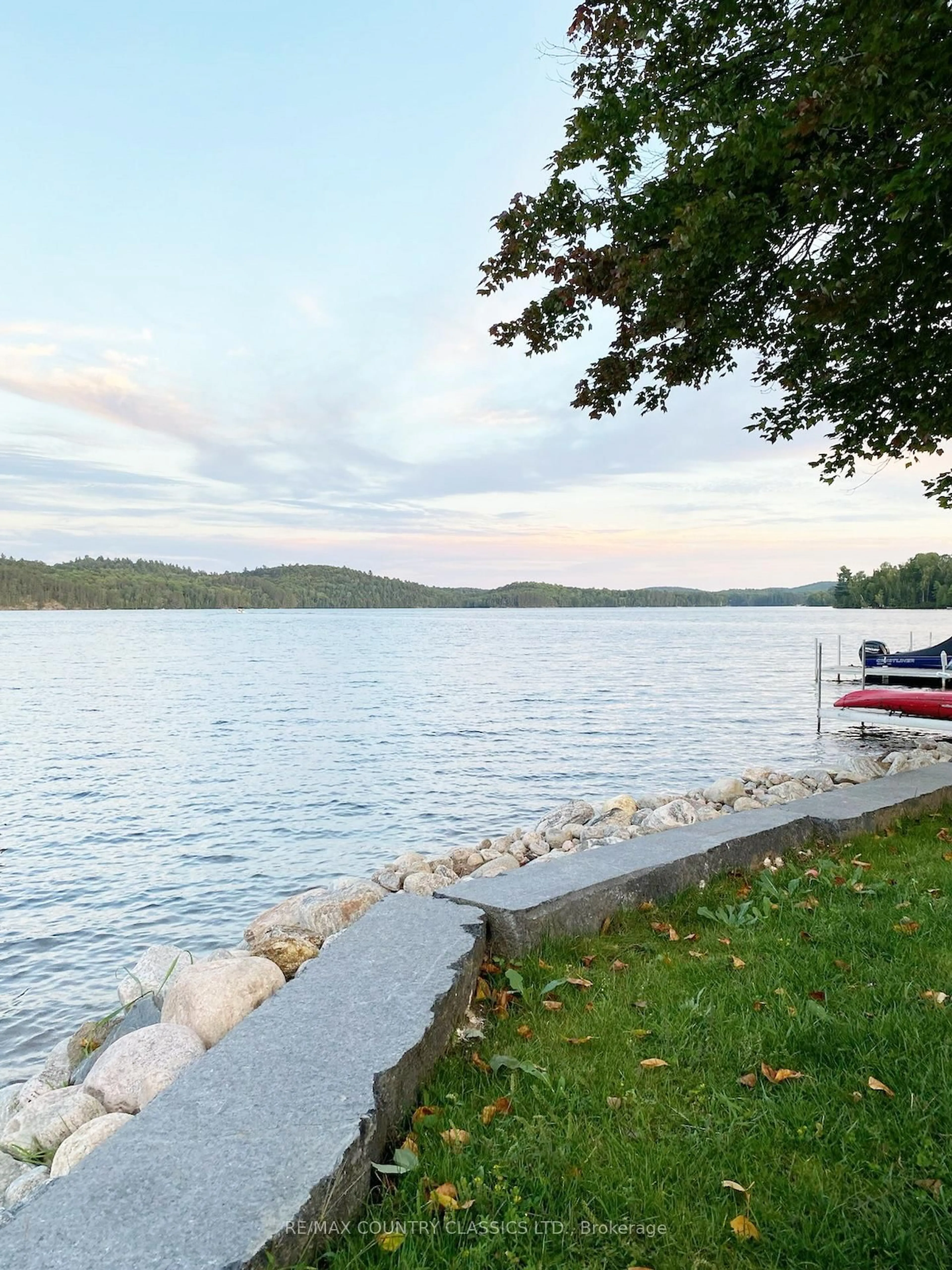 Patio, water/lake/river/ocean view for 1787 North Baptiste Lake Rd, Maynooth Ontario K0L 2S0