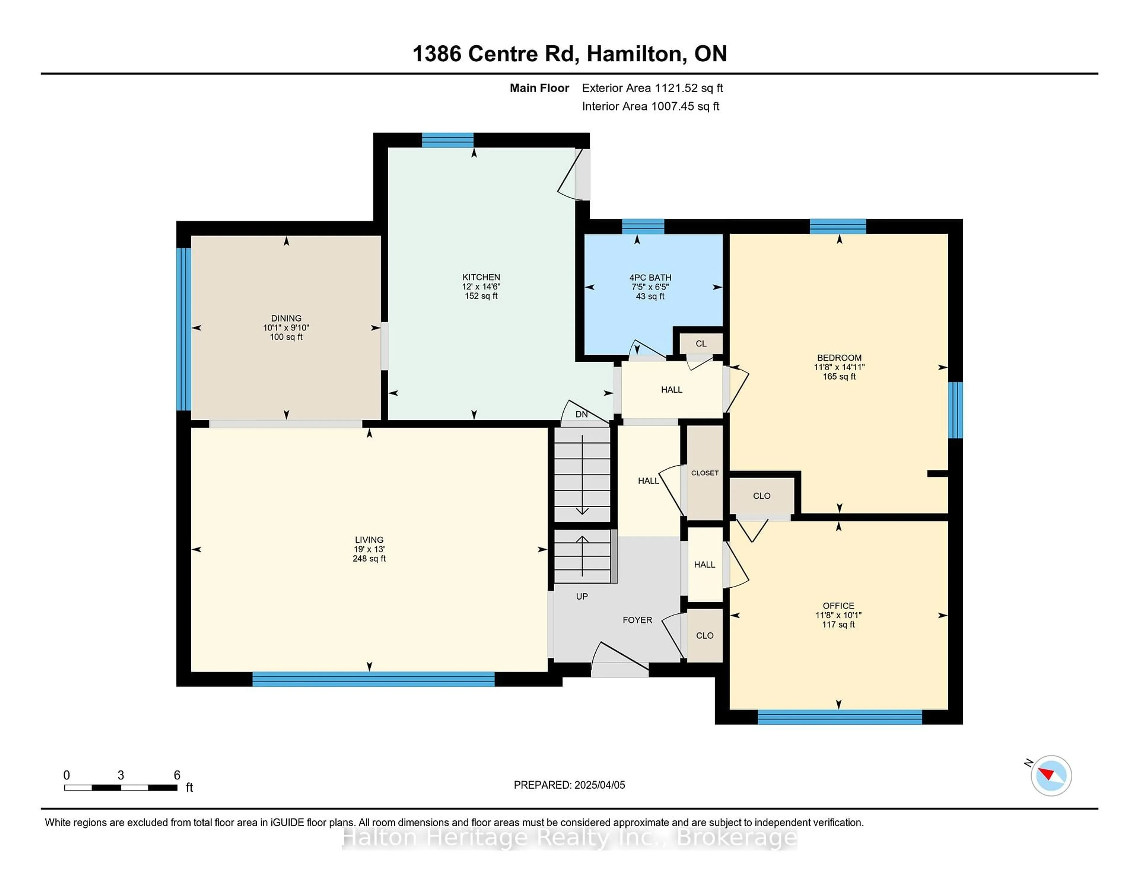 Floor plan for 1386 Centre Rd, Hamilton Ontario L0R 1H1