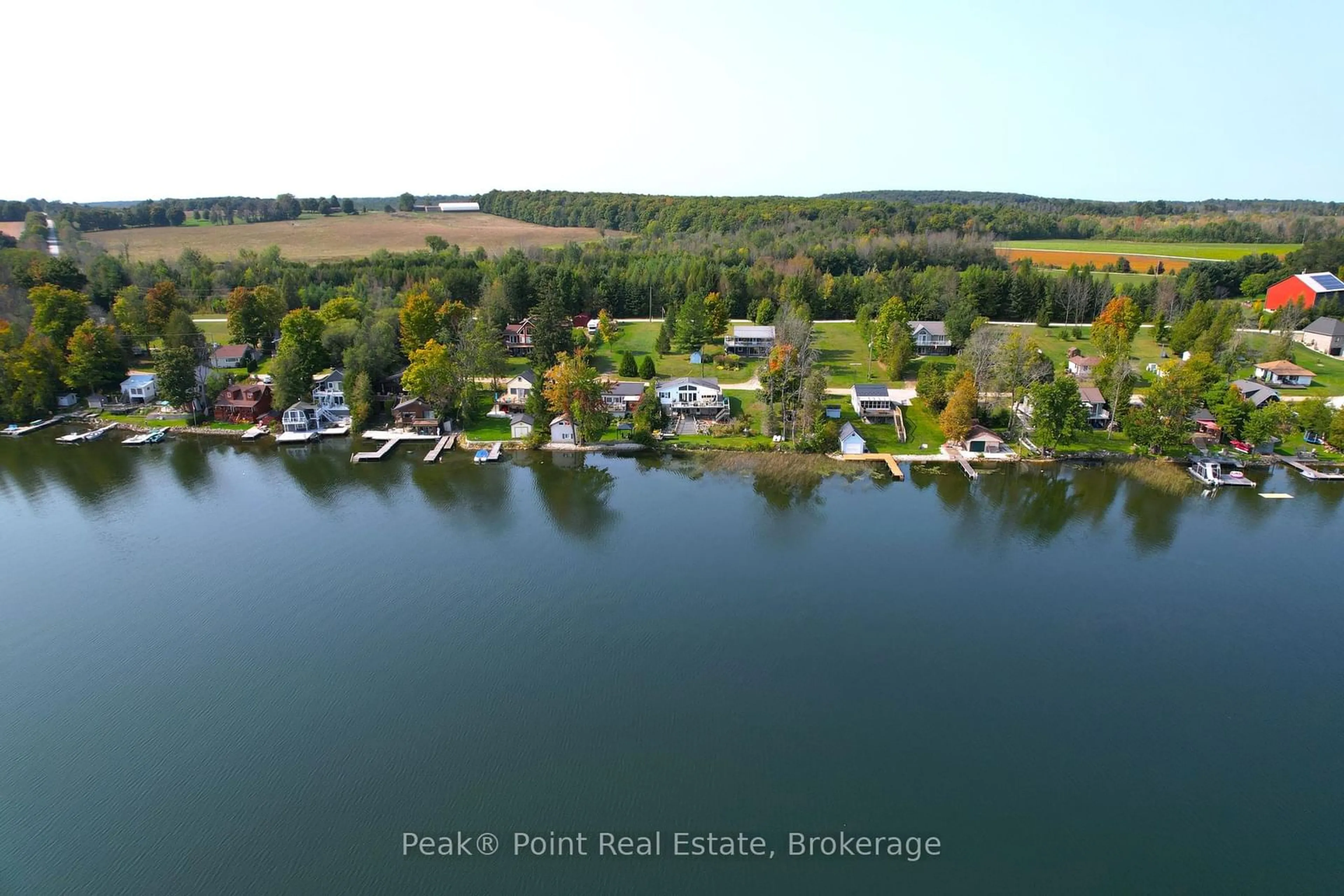 A pic from outside/outdoor area/front of a property/back of a property/a pic from drone, water/lake/river/ocean view for 34 Islandview Dr, South Bruce Peninsula Ontario N0H 1A0