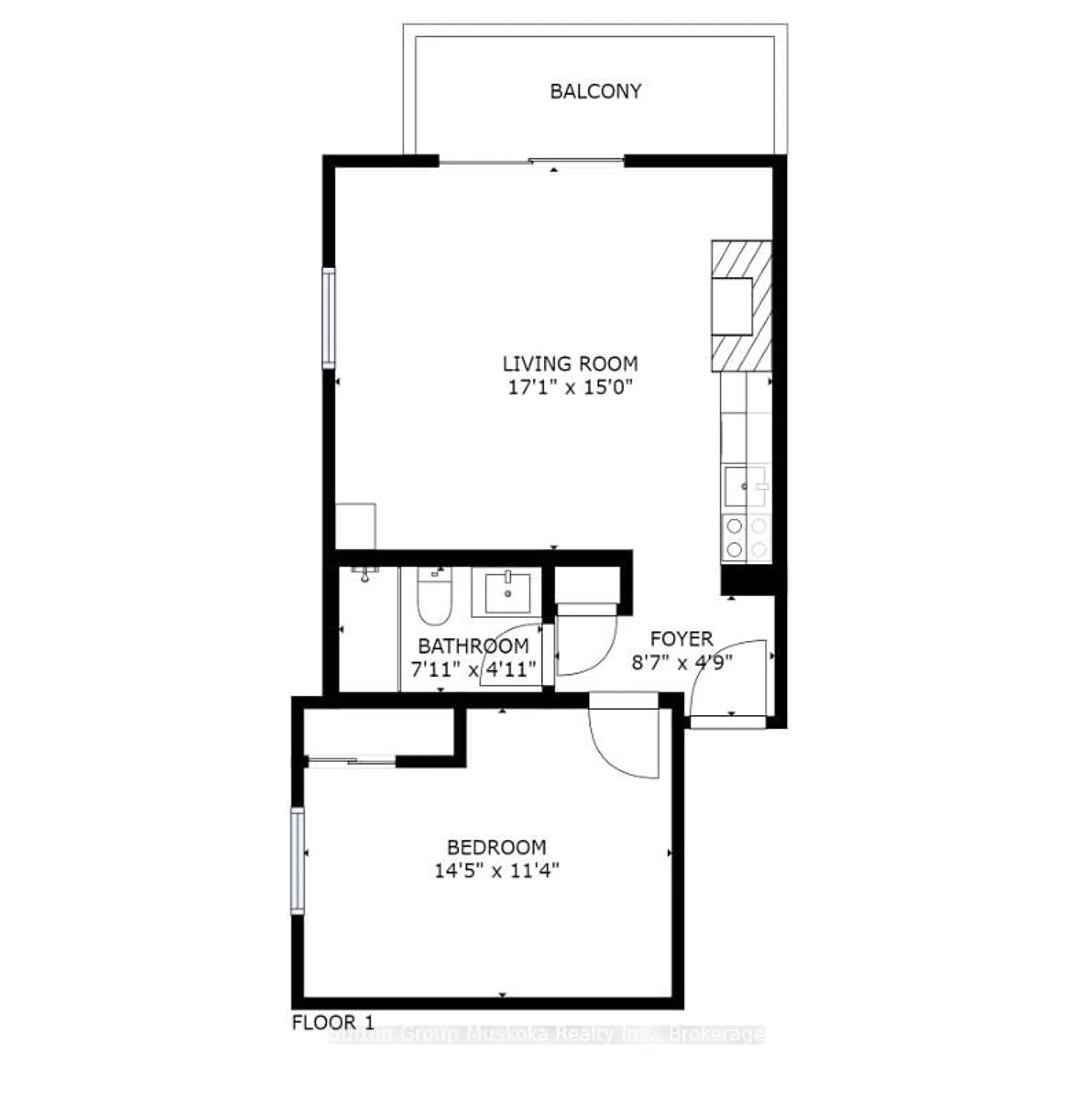 Floor plan for 1235 DEERHURST Dr #52-307, Huntsville Ontario P1H 2E8
