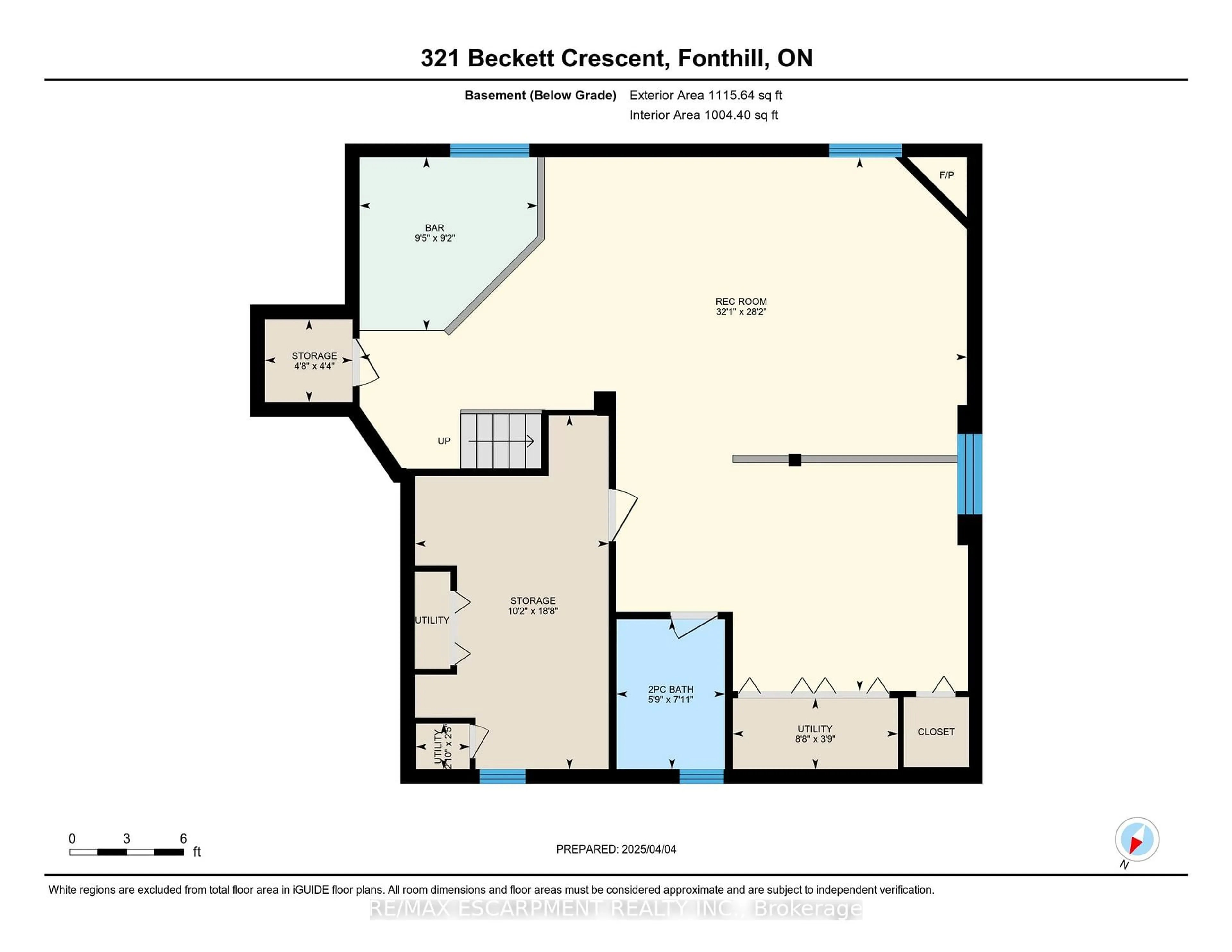 Floor plan for 321 Beckett Cres, Pelham Ontario L0S 1E4