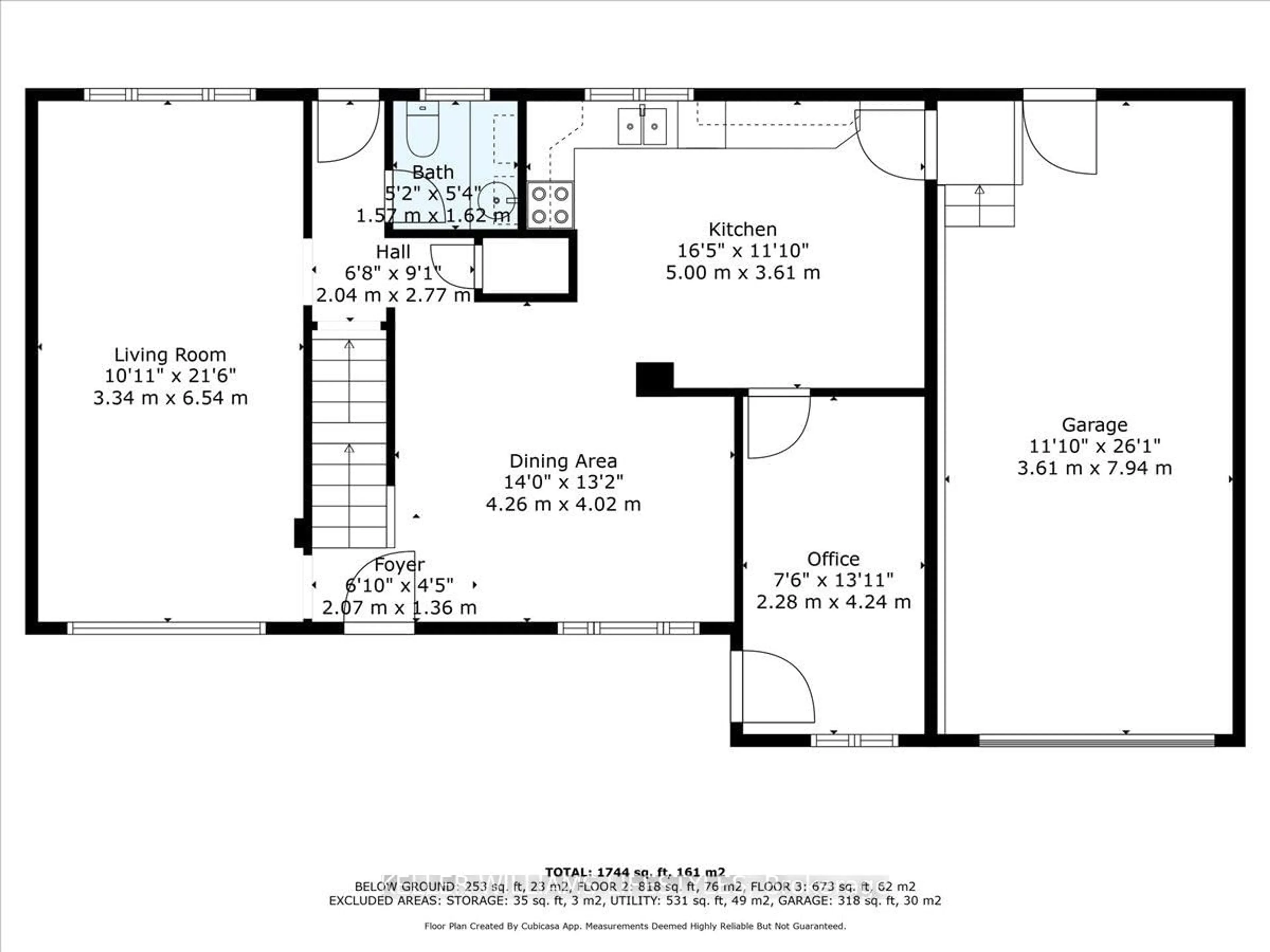 Floor plan for 180 Victoria St, Southwest Middlesex Ontario N0L 1M0