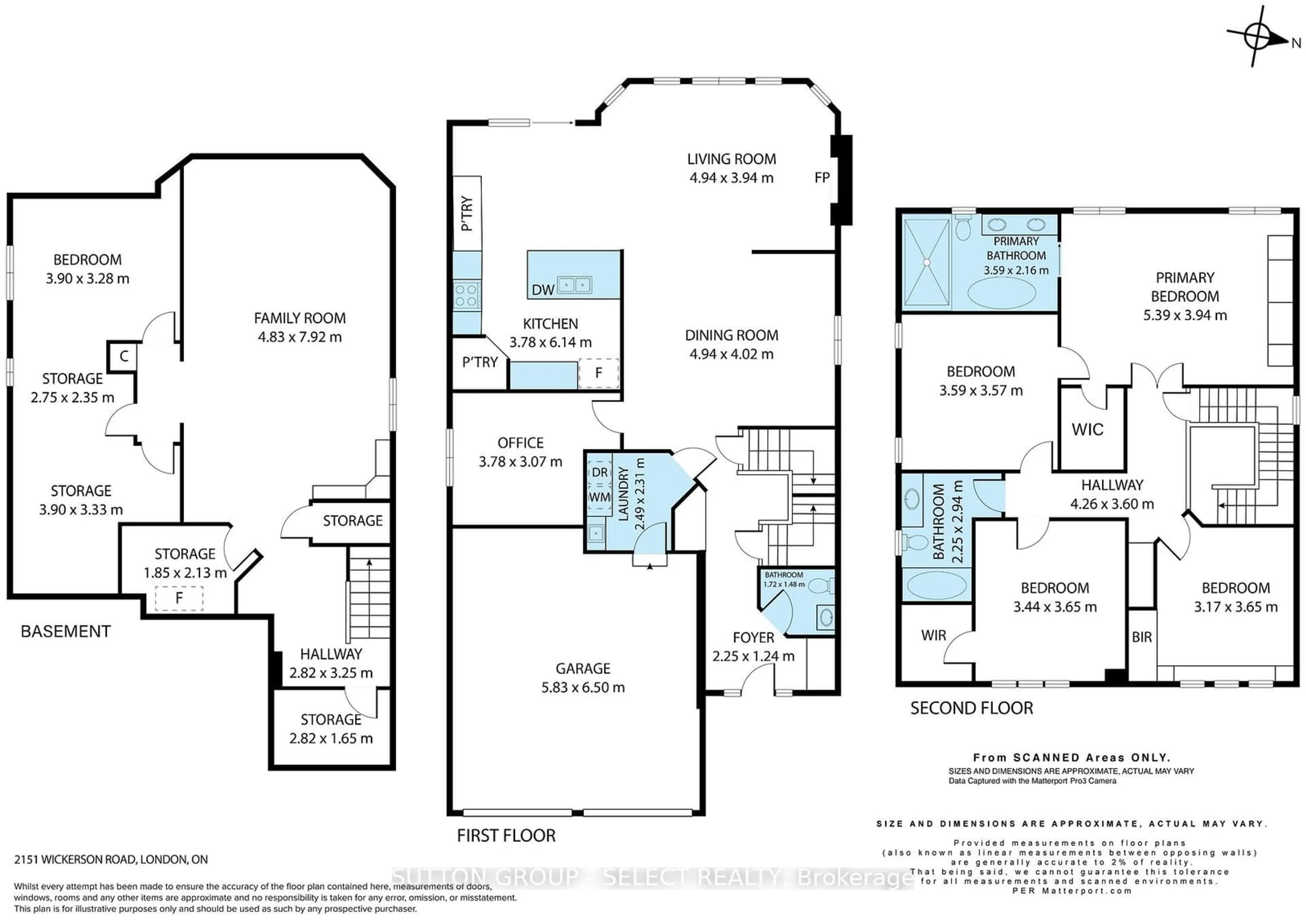 Floor plan for 2151 Wickerson Rd, London Ontario N6K 5C4