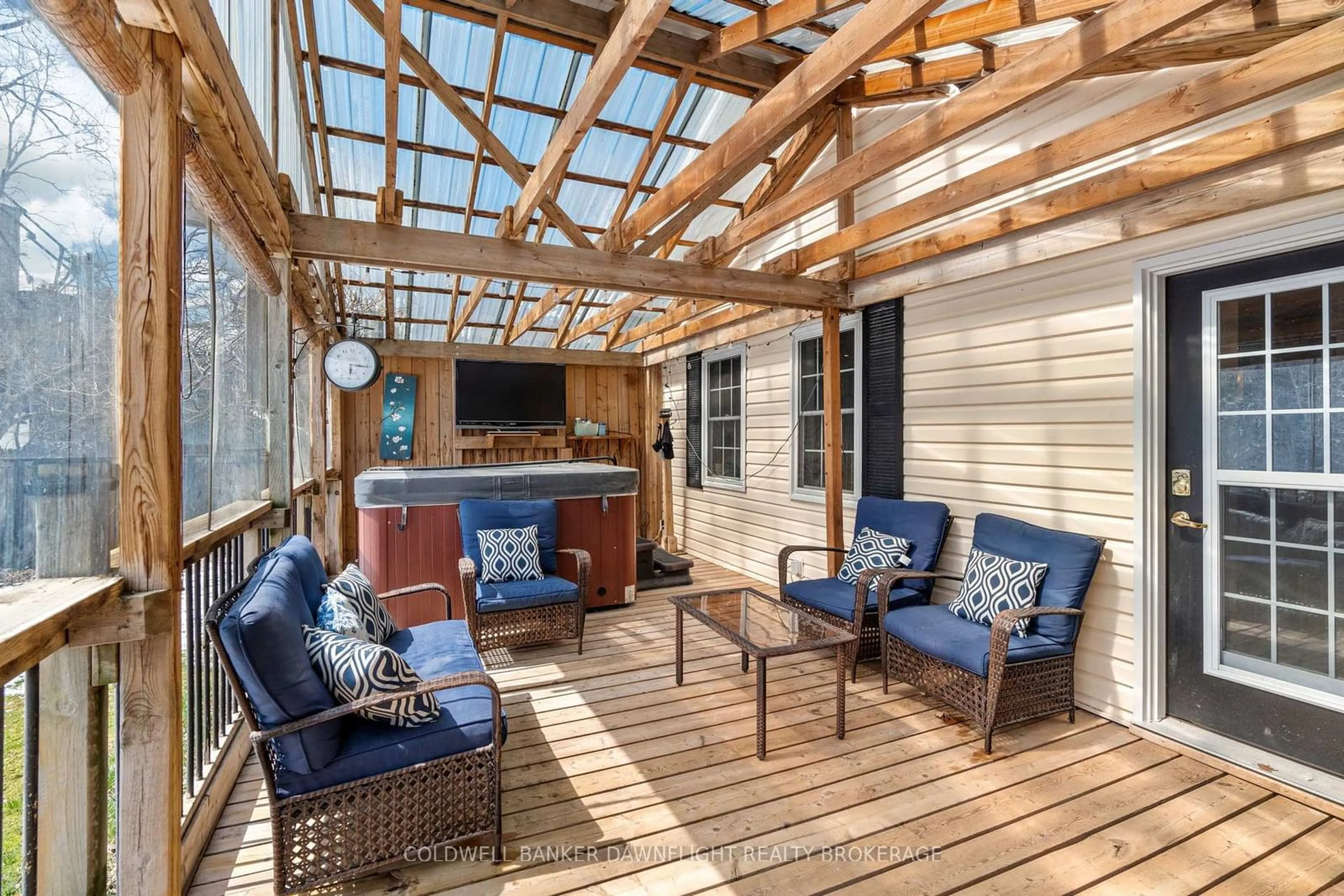 Patio, water/lake/river/ocean view for 103 Richmond St, Bluewater Ontario N0M 1X0