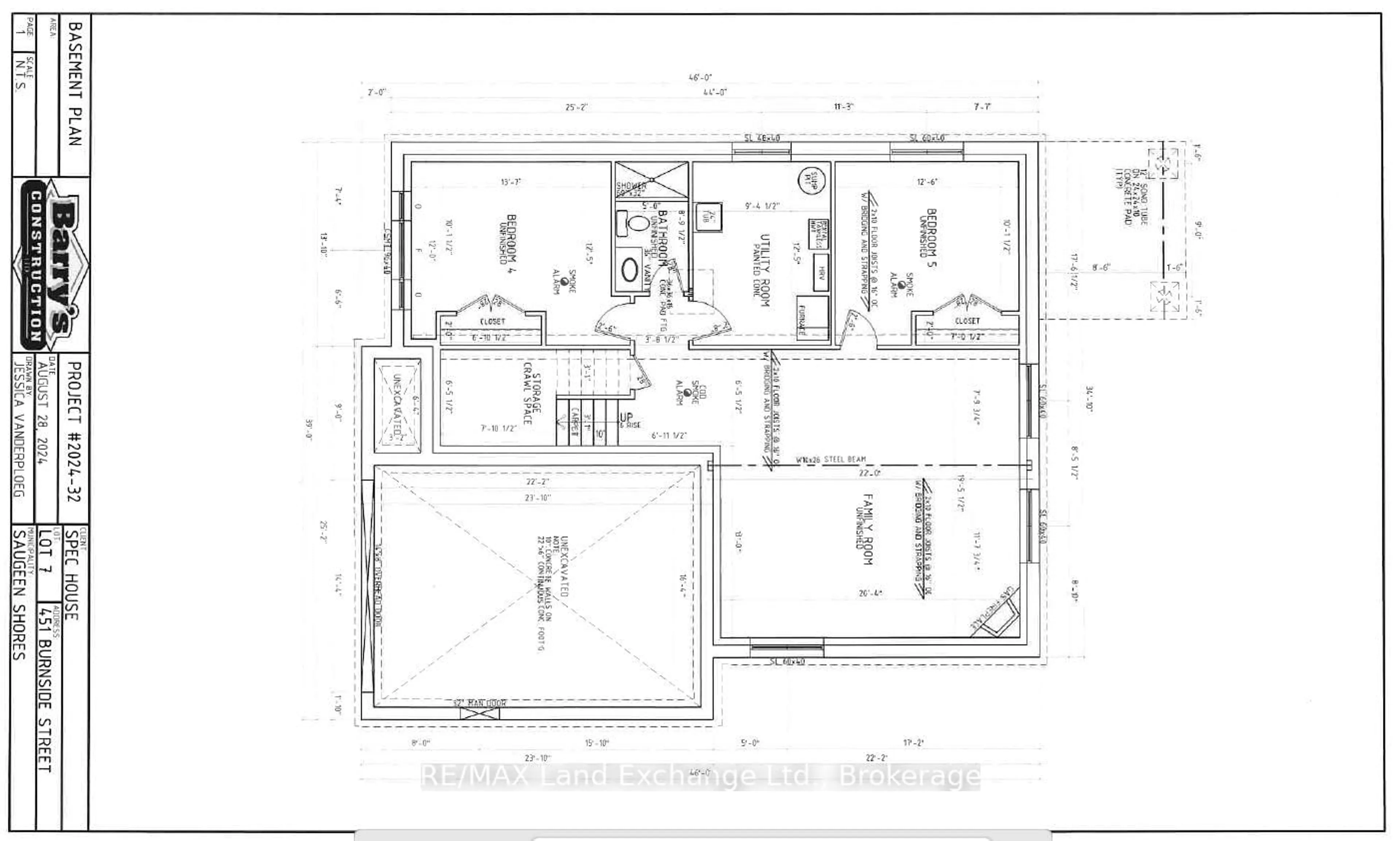 Floor plan for 451 Burnside St, Saugeen Shores Ontario N0H 2C3