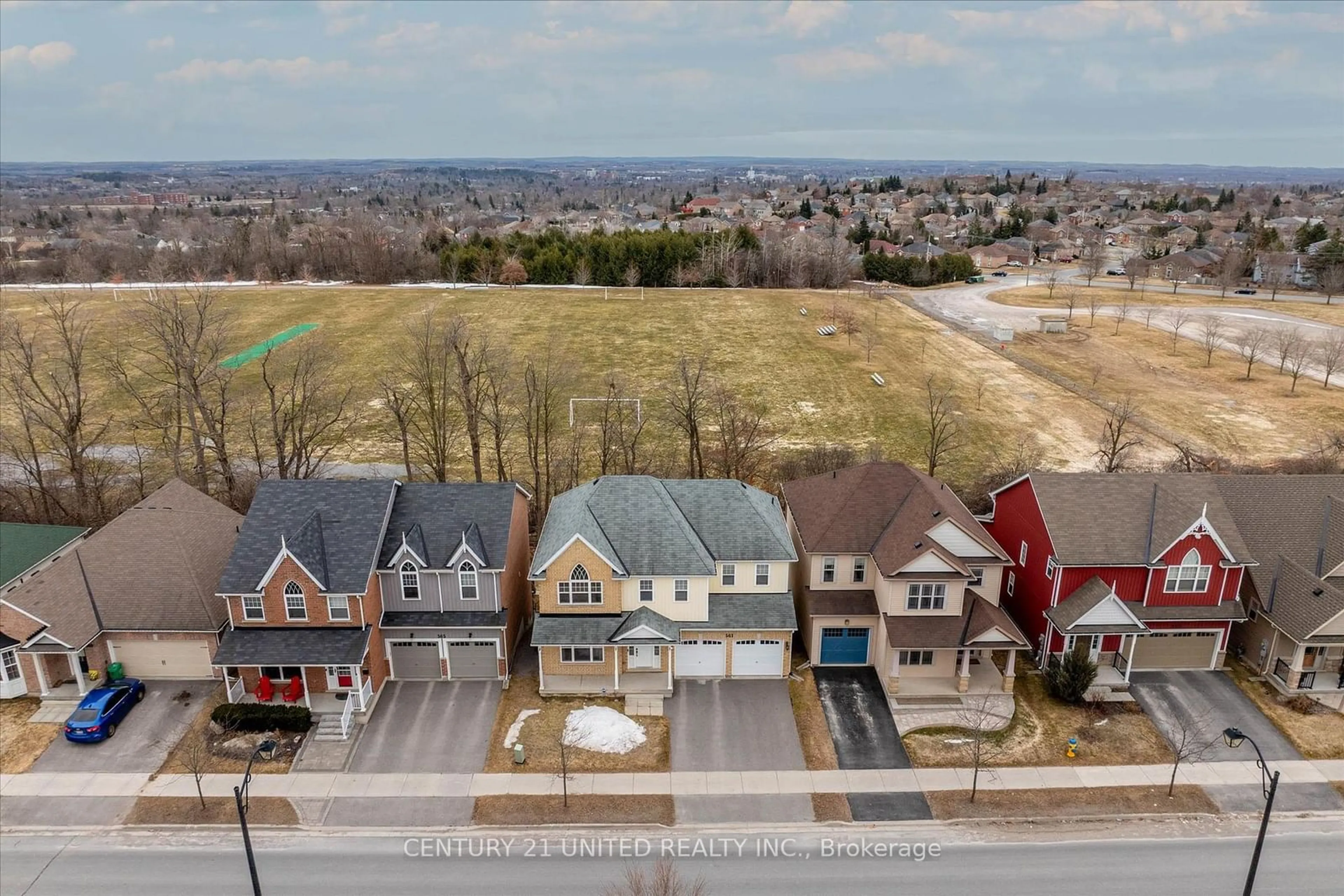 A pic from outside/outdoor area/front of a property/back of a property/a pic from drone, unknown for 561 Grange Way, Peterborough North Ontario K9H 0G7