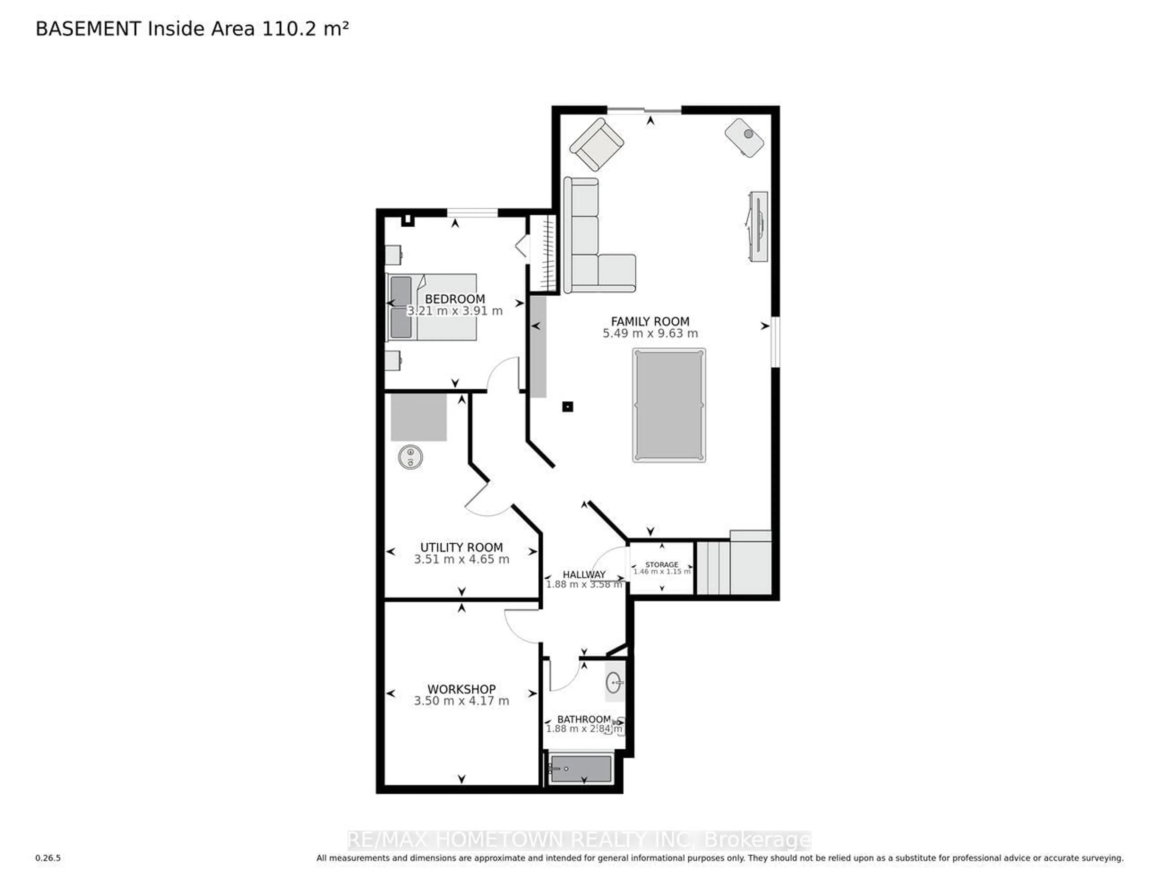 Floor plan for 221 BELEY St, Brockville Ontario K6V 7J7