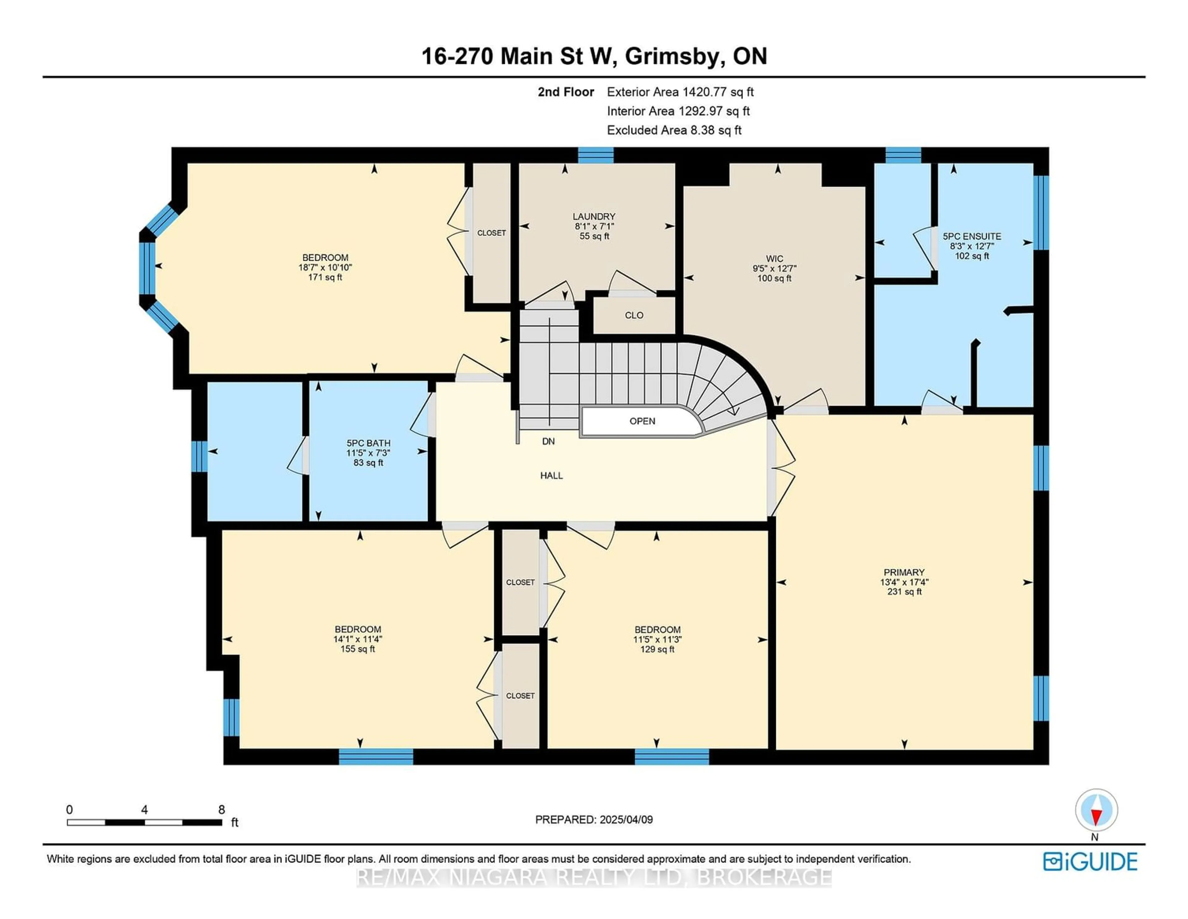 Floor plan for 270 Main St #16, Grimsby Ontario L3M 0B3
