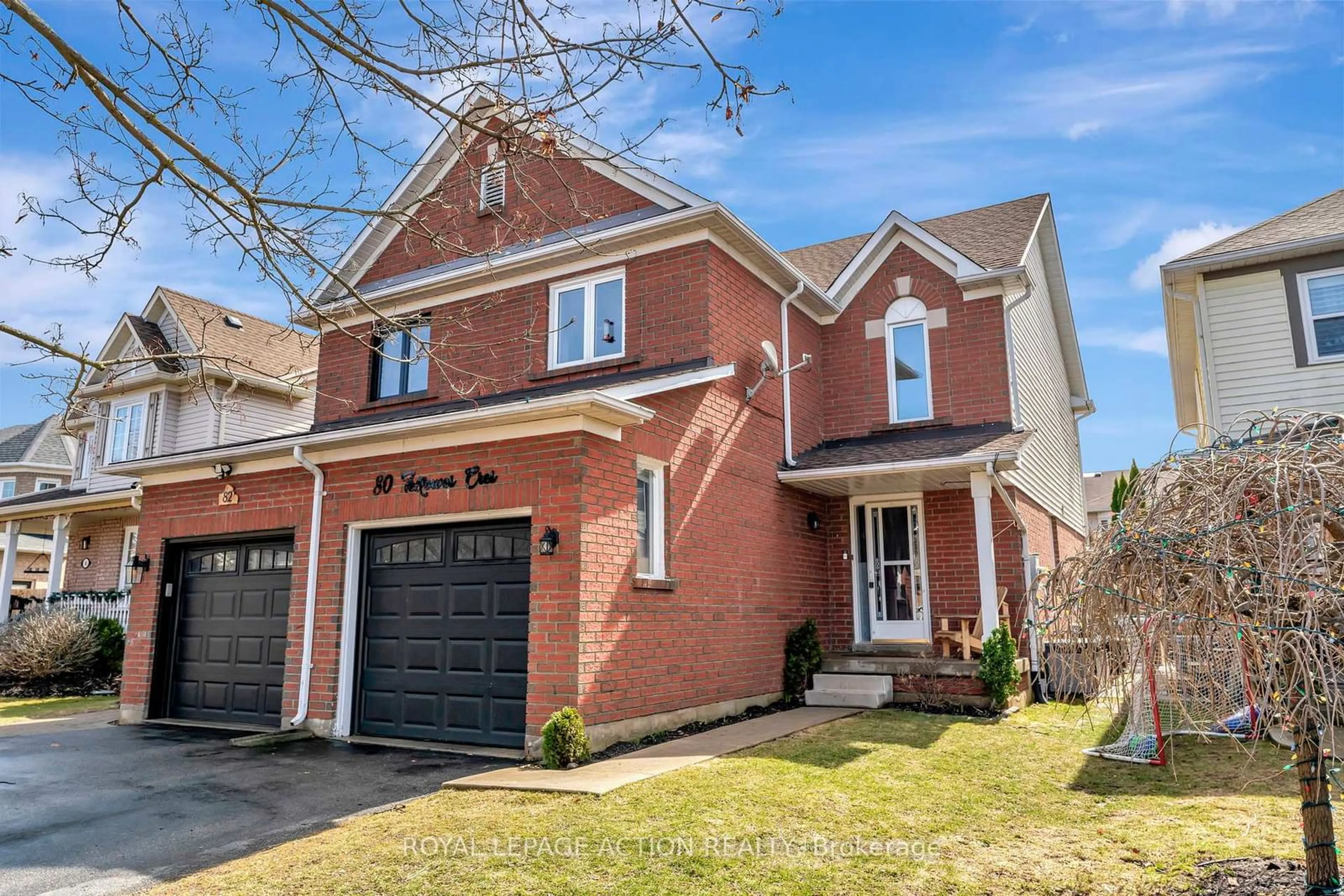 Home with brick exterior material, street for 80 Fellowes Cres, Hamilton Ontario L0R 2H3