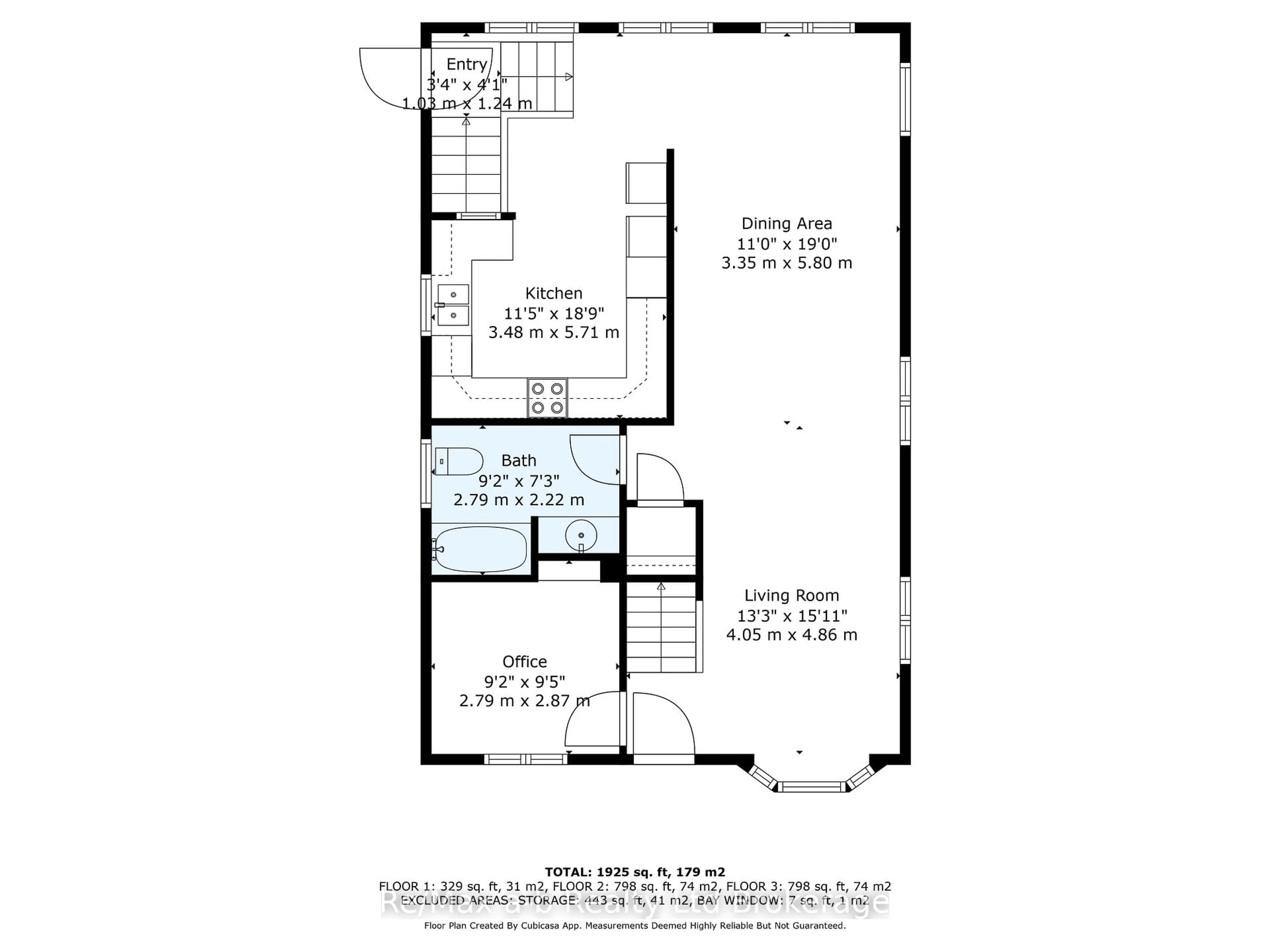 Floor plan for 330 Spencer St, Woodstock Ontario N4S 2H3