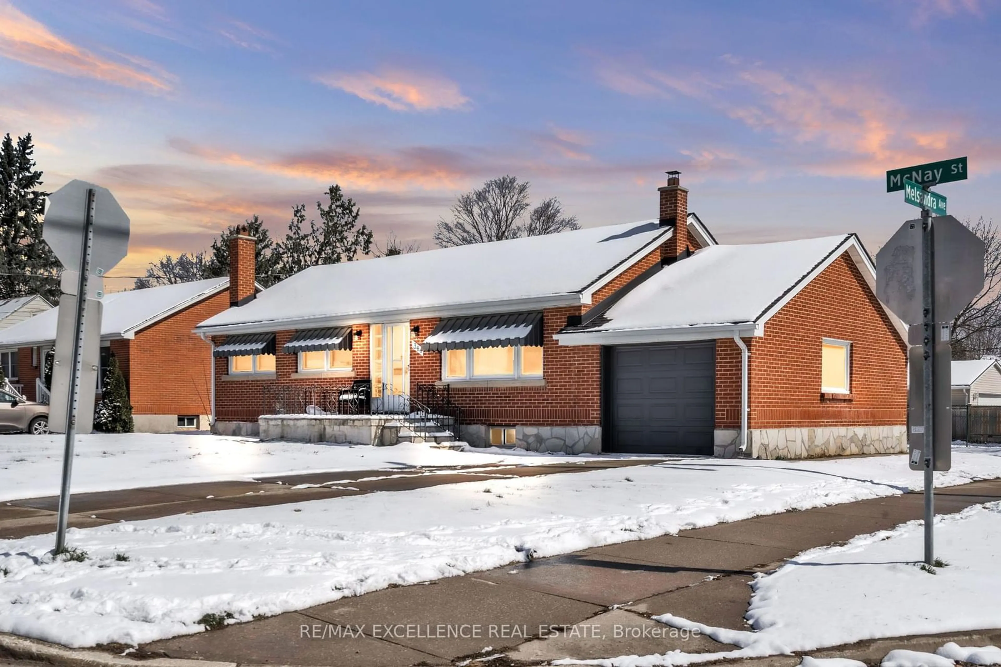 Home with brick exterior material, street for 344 MCNAY St, London Ontario N5Y 1M1