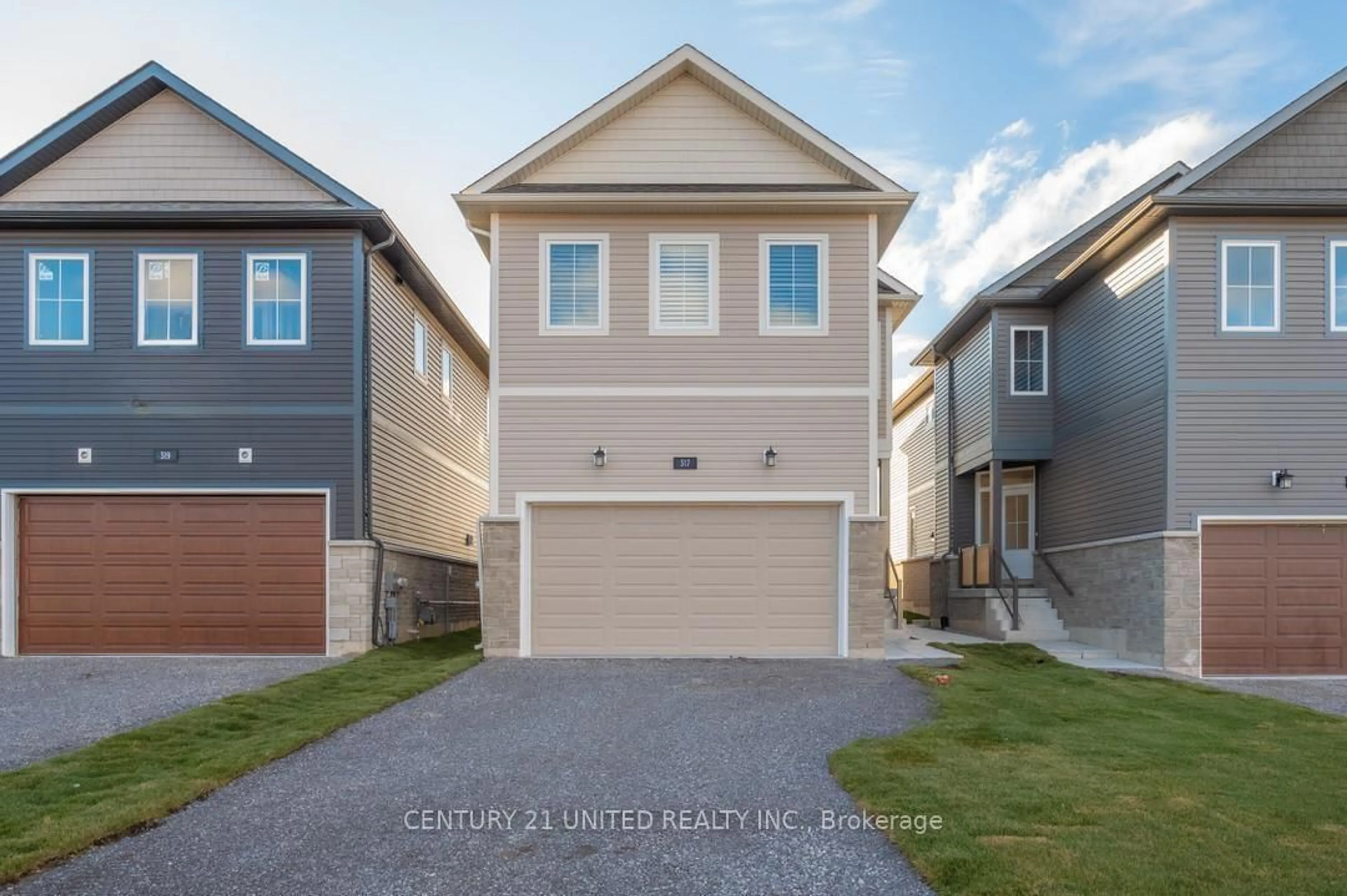 Home with vinyl exterior material, street for 317 Mullighan Gdns, Peterborough North Ontario K9K 0G3