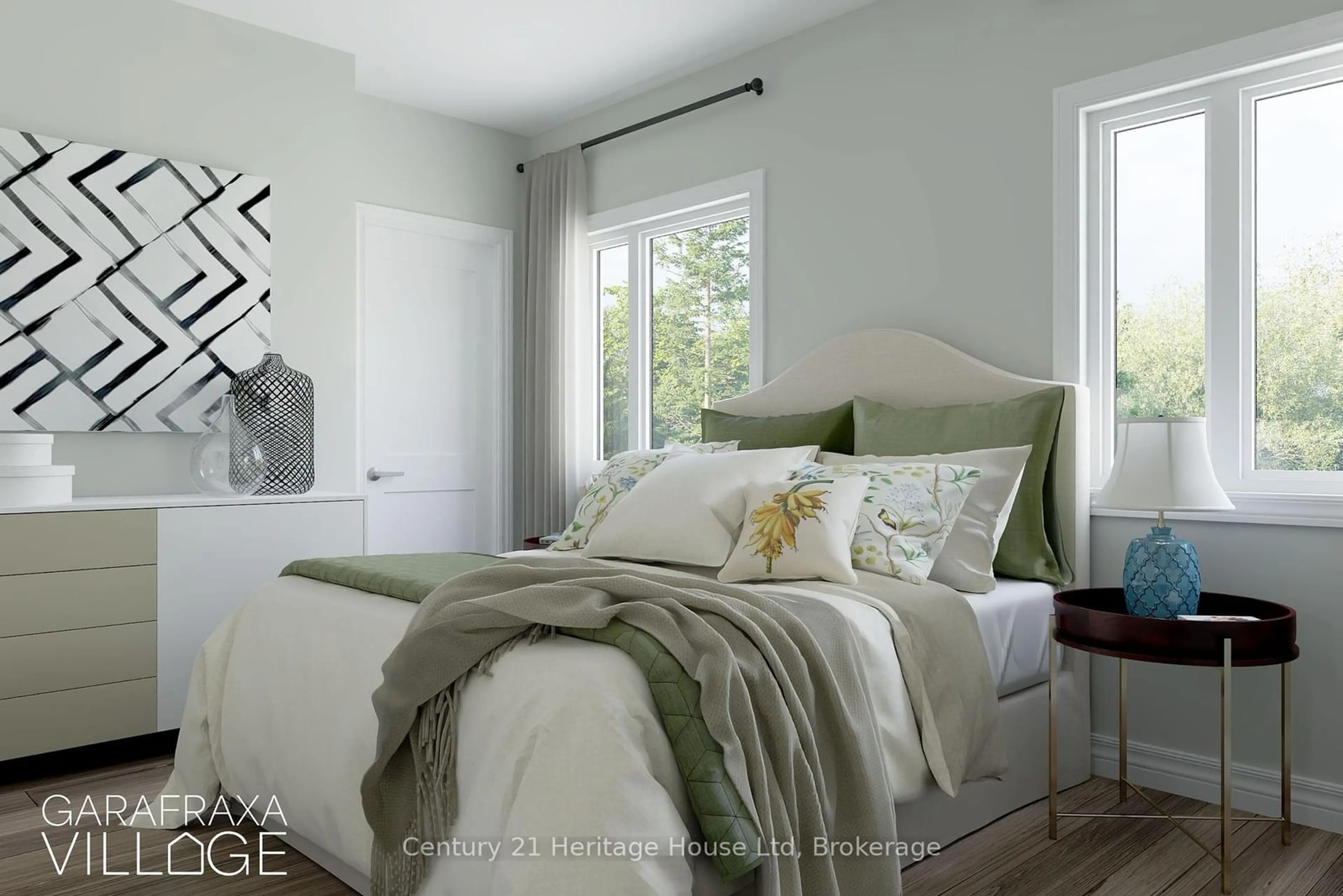 Bedroom with bed, unknown for 465 Garafraxa St #3, Centre Wellington Ontario N1M 0L6