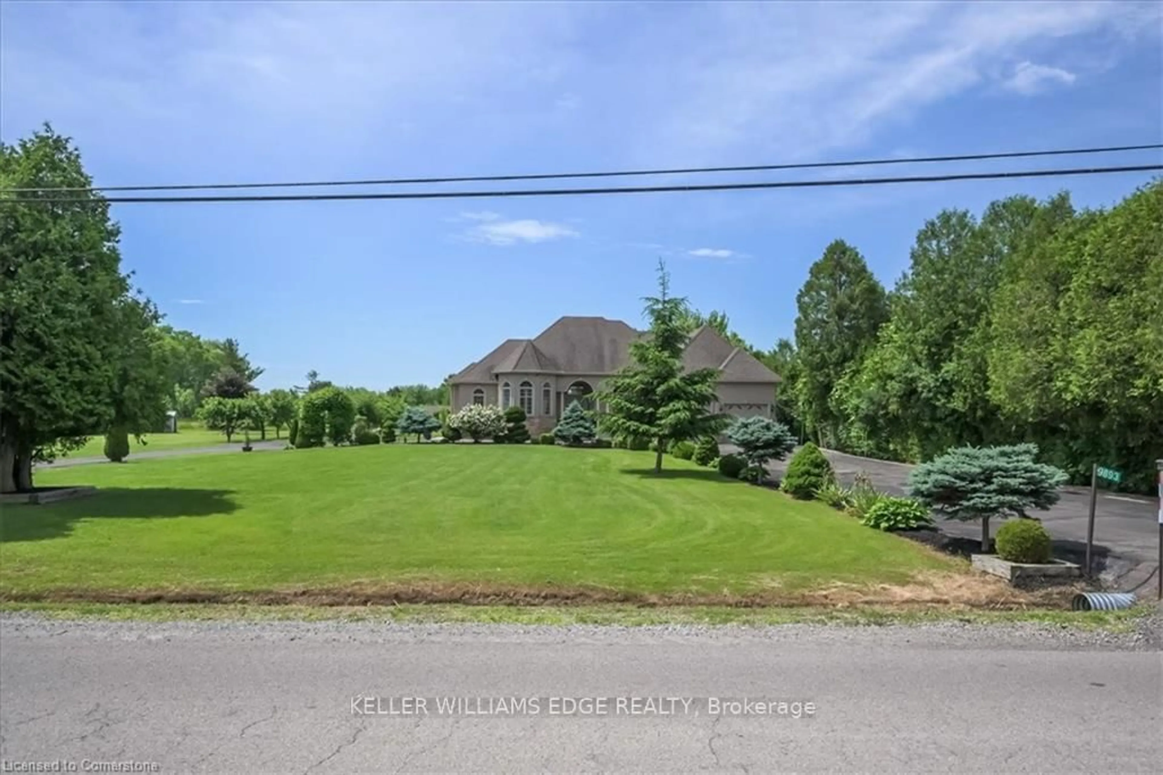 A pic from outside/outdoor area/front of a property/back of a property/a pic from drone, unknown for 9893 Dickenson Rd, Hamilton Ontario L0R 1W0