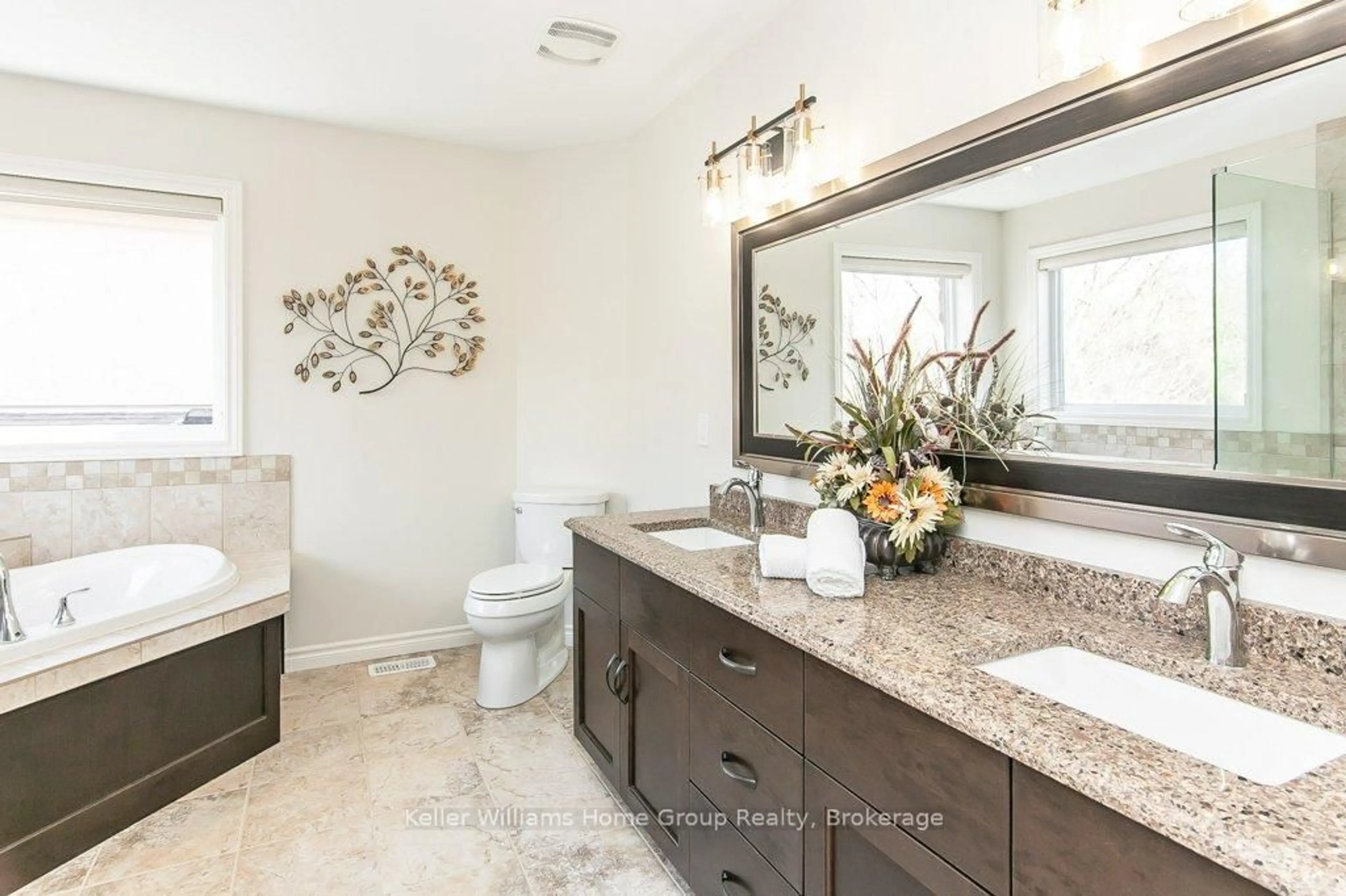 Contemporary bathroom, ceramic/tile floor for 70 Waverley Dr, Guelph Ontario N1E 6C8