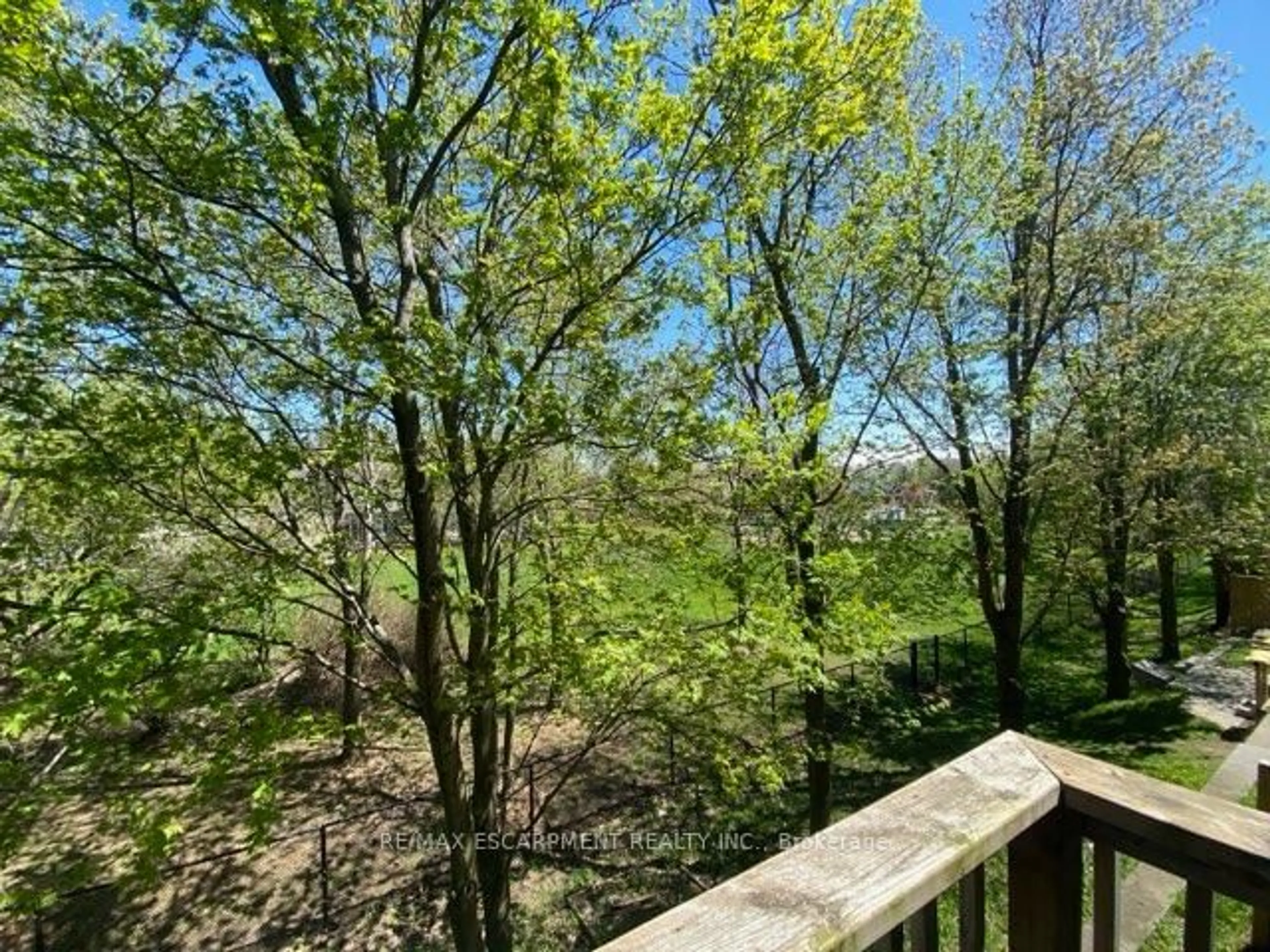 A pic from outside/outdoor area/front of a property/back of a property/a pic from drone, forest/trees view for 122 DUNDAS St #19, Hamilton Ontario L9H 7N3