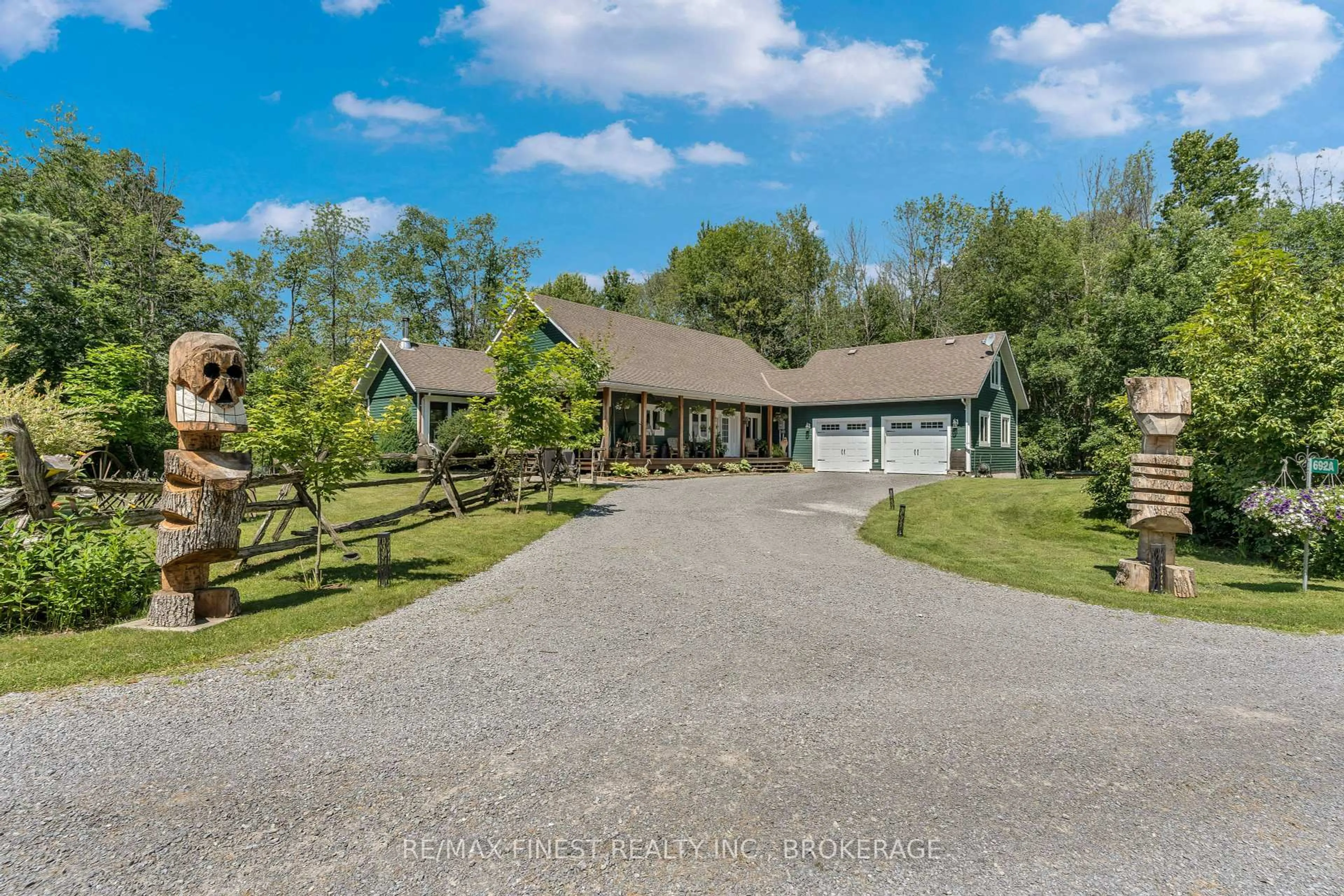 A pic from outside/outdoor area/front of a property/back of a property/a pic from drone, unknown for 692A County Rd 15 Rd, Tamworth Ontario K0K 3G0