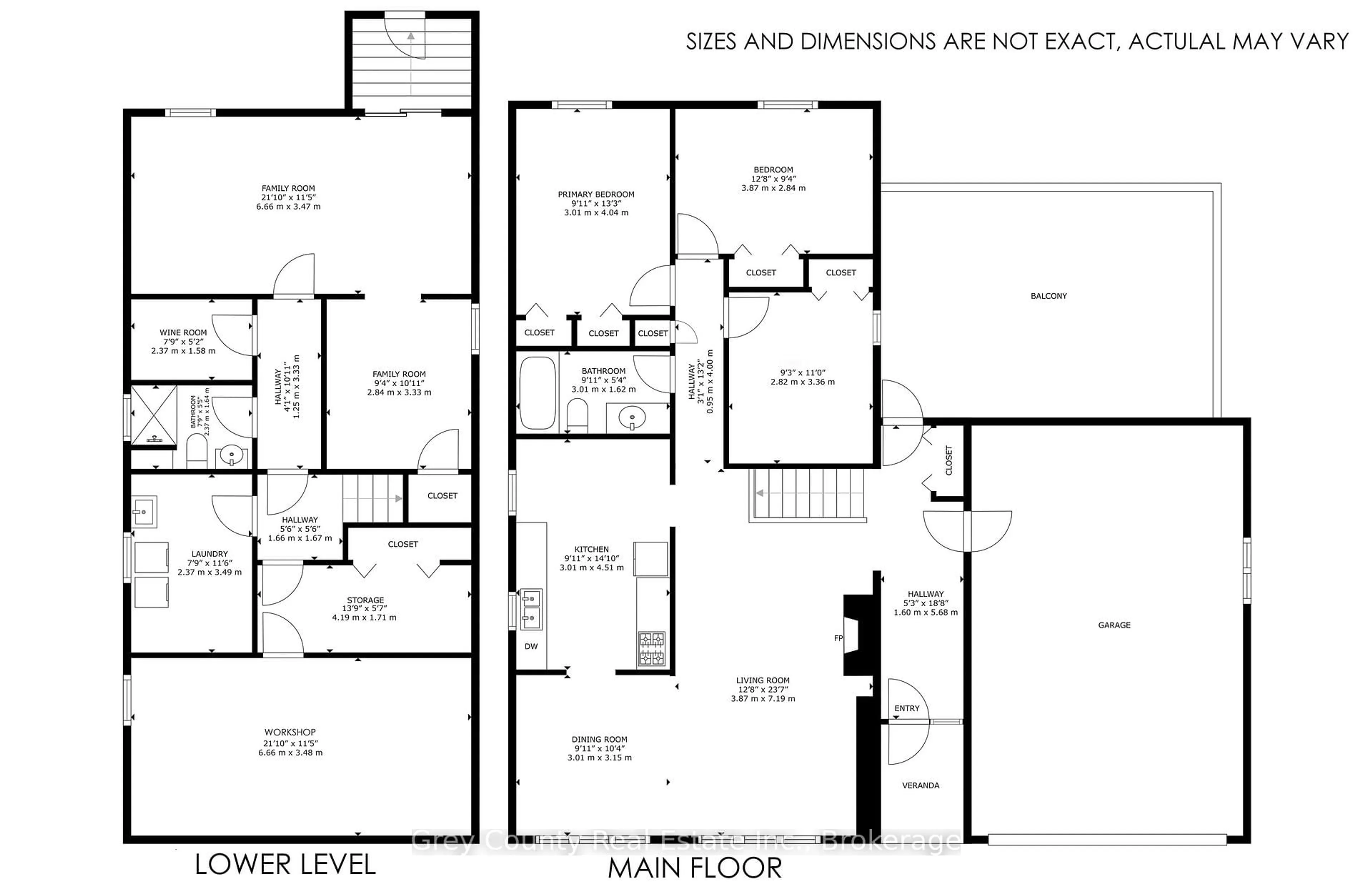 Floor plan for 63 GRAYVIEW Dr, Grey Highlands Ontario N0C 1H0
