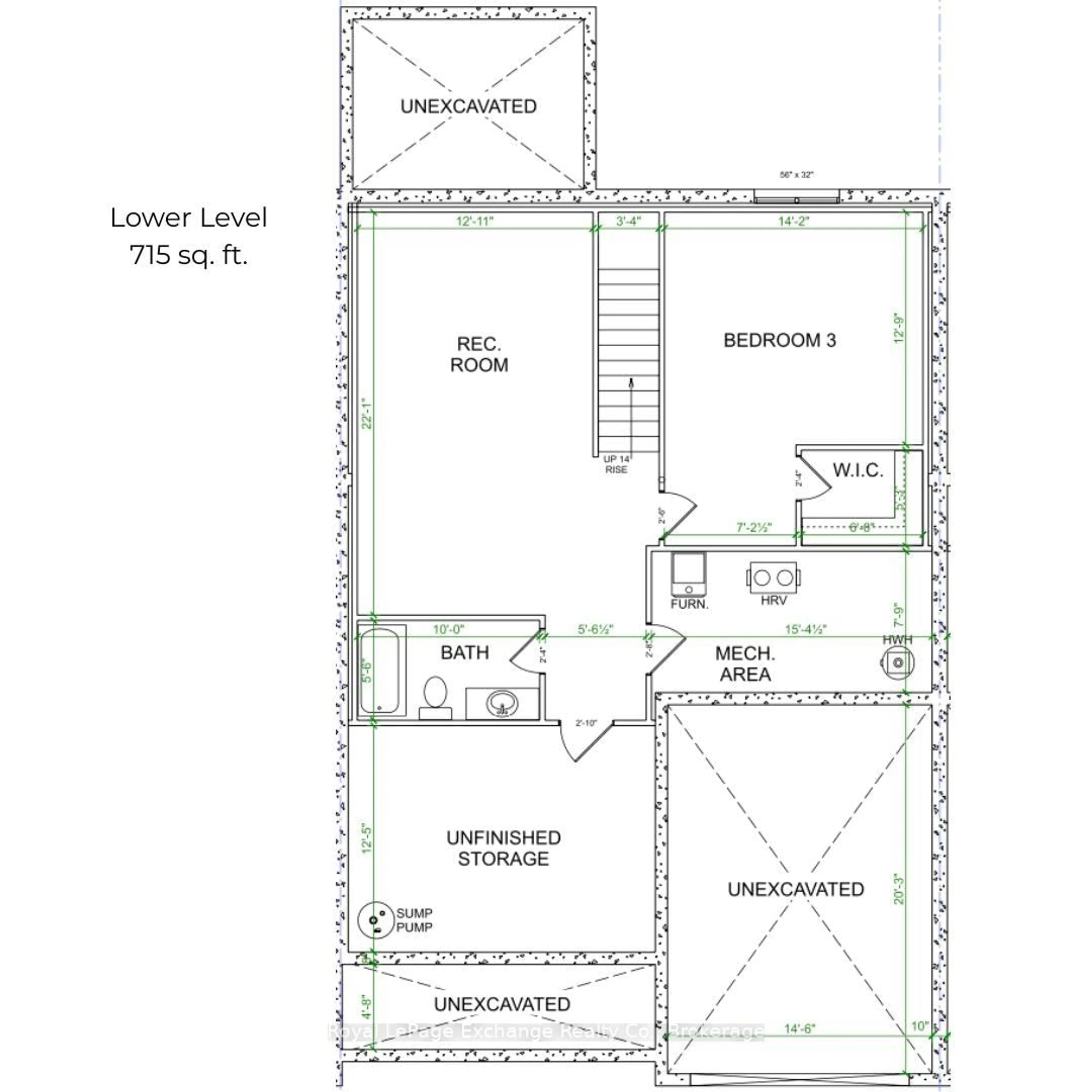 Floor plan for 443 Park St, West Grey Ontario N0G 1R0