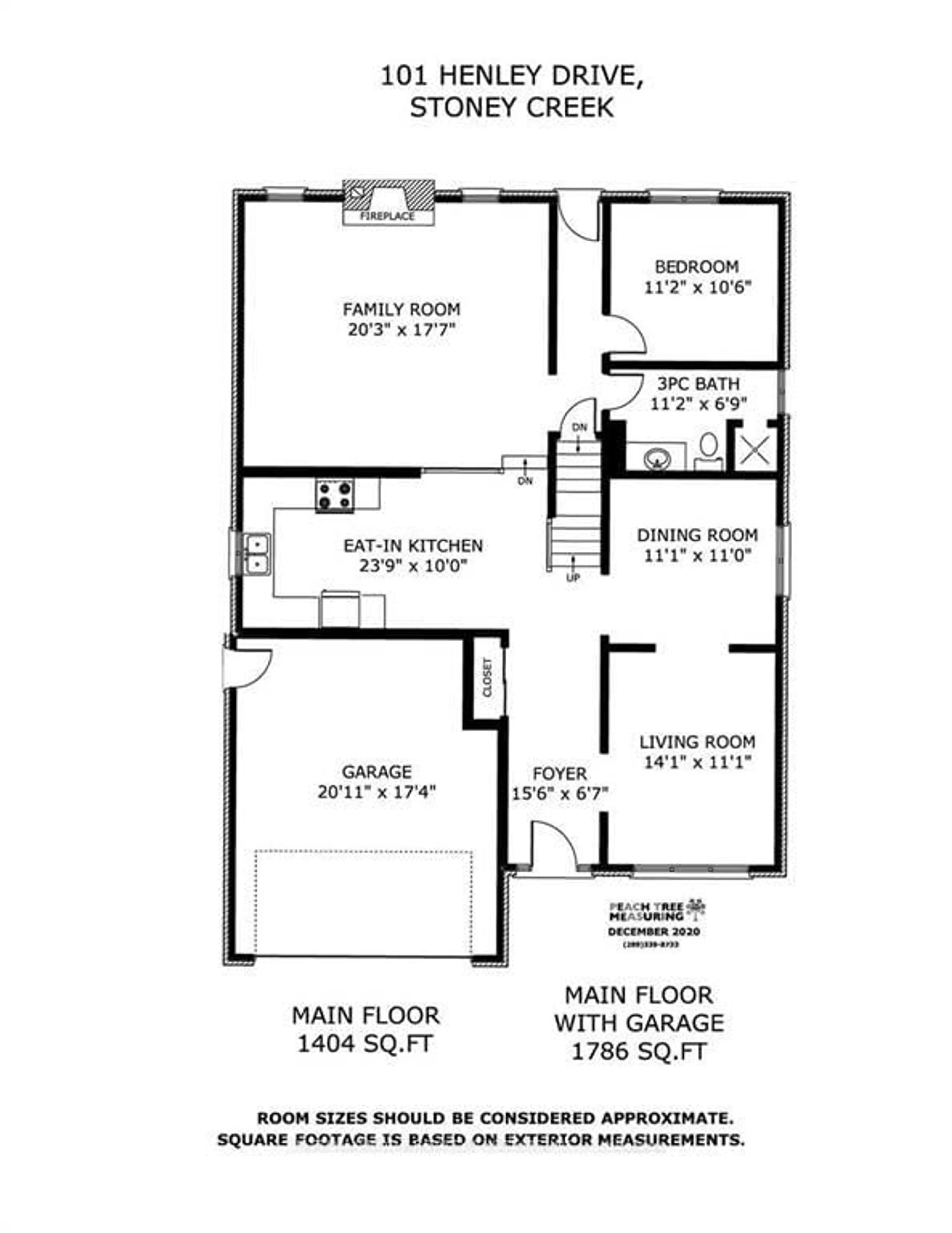 Floor plan for 101 Henley Dr, Hamilton Ontario L8E 4M3