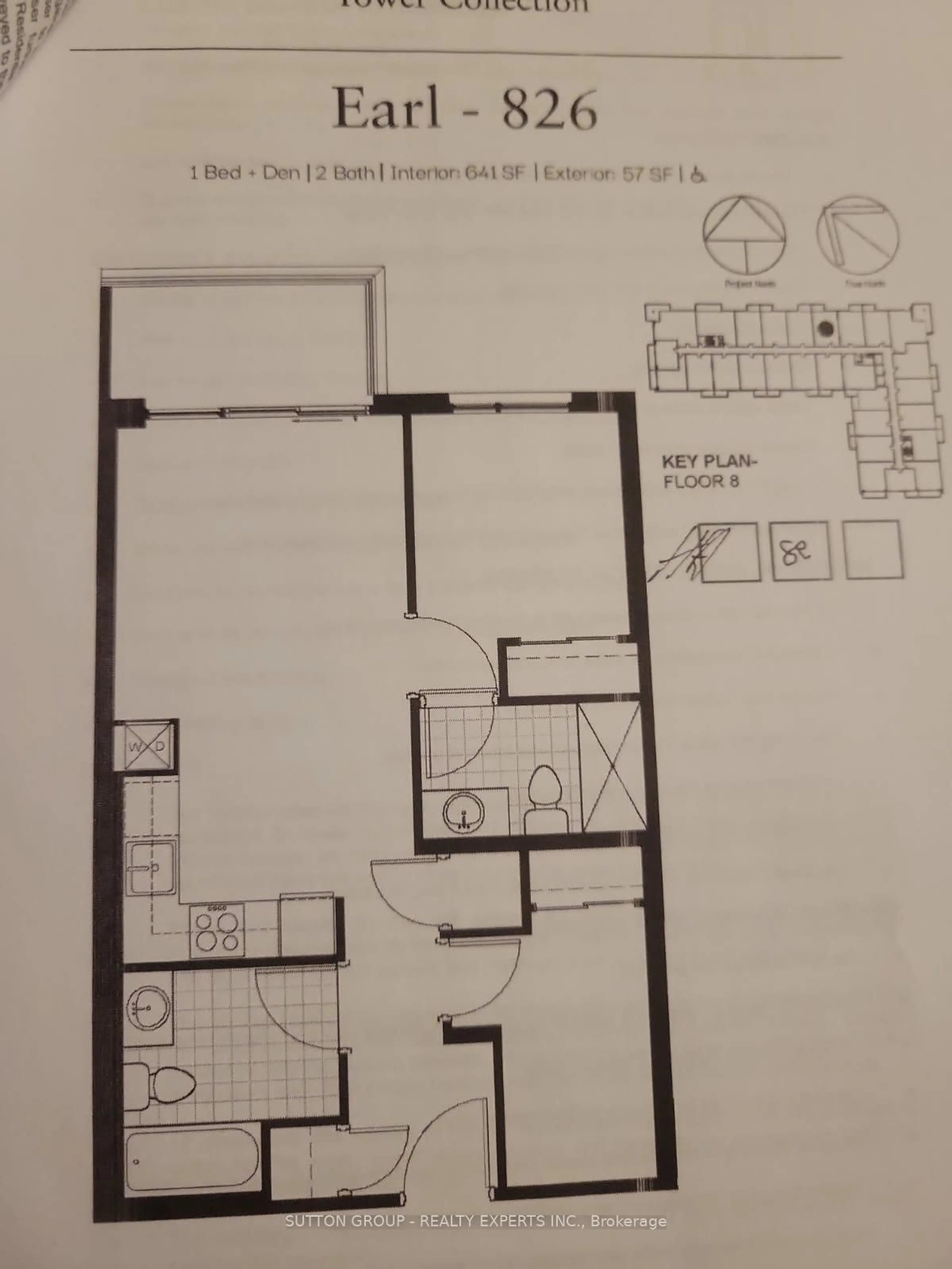 Floor plan for 401 shellard Lane #826, Brantford Ontario N3T 5L5