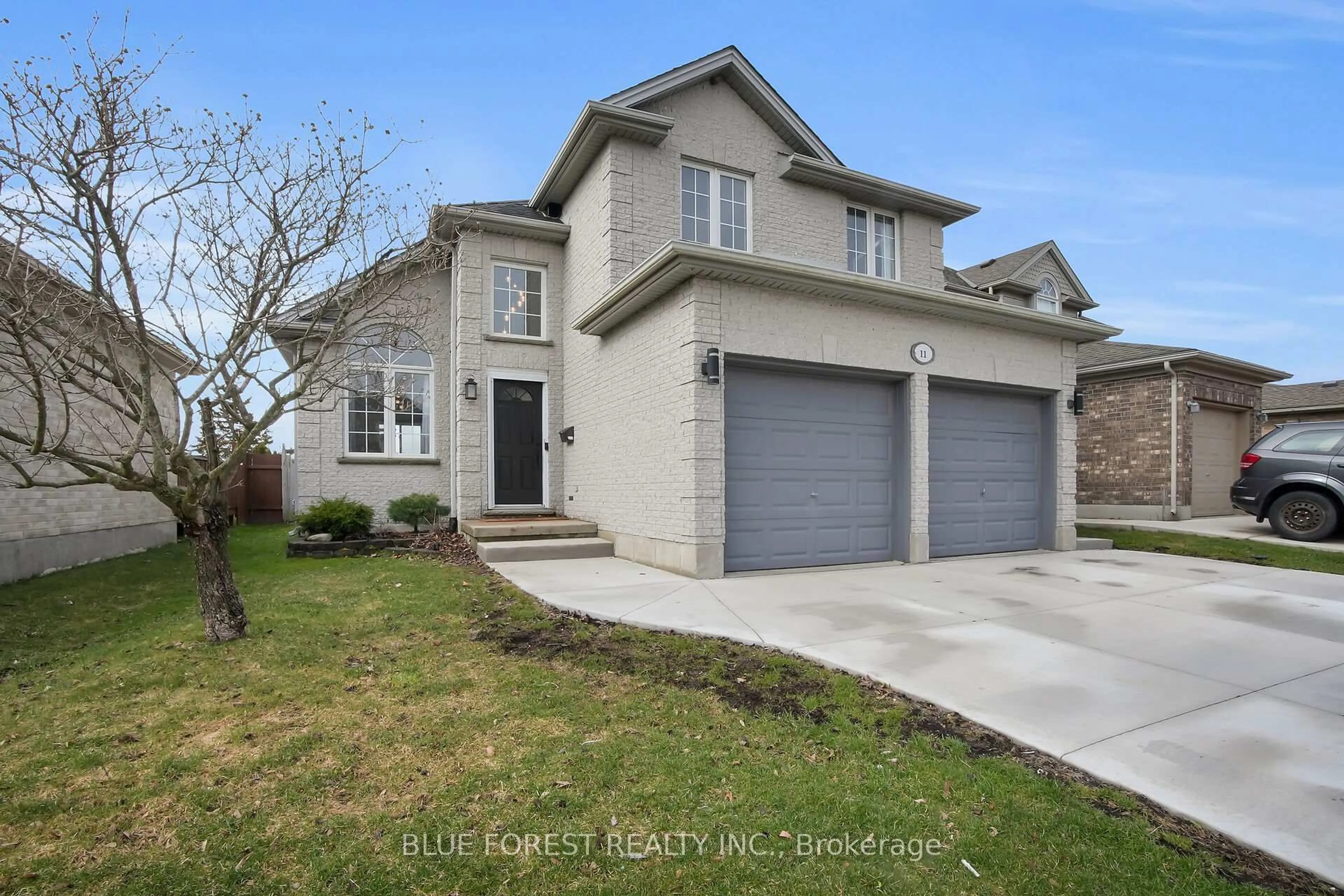 Home with brick exterior material, street for 11 Ponsford Pl, St. Thomas Ontario N5P 4J2