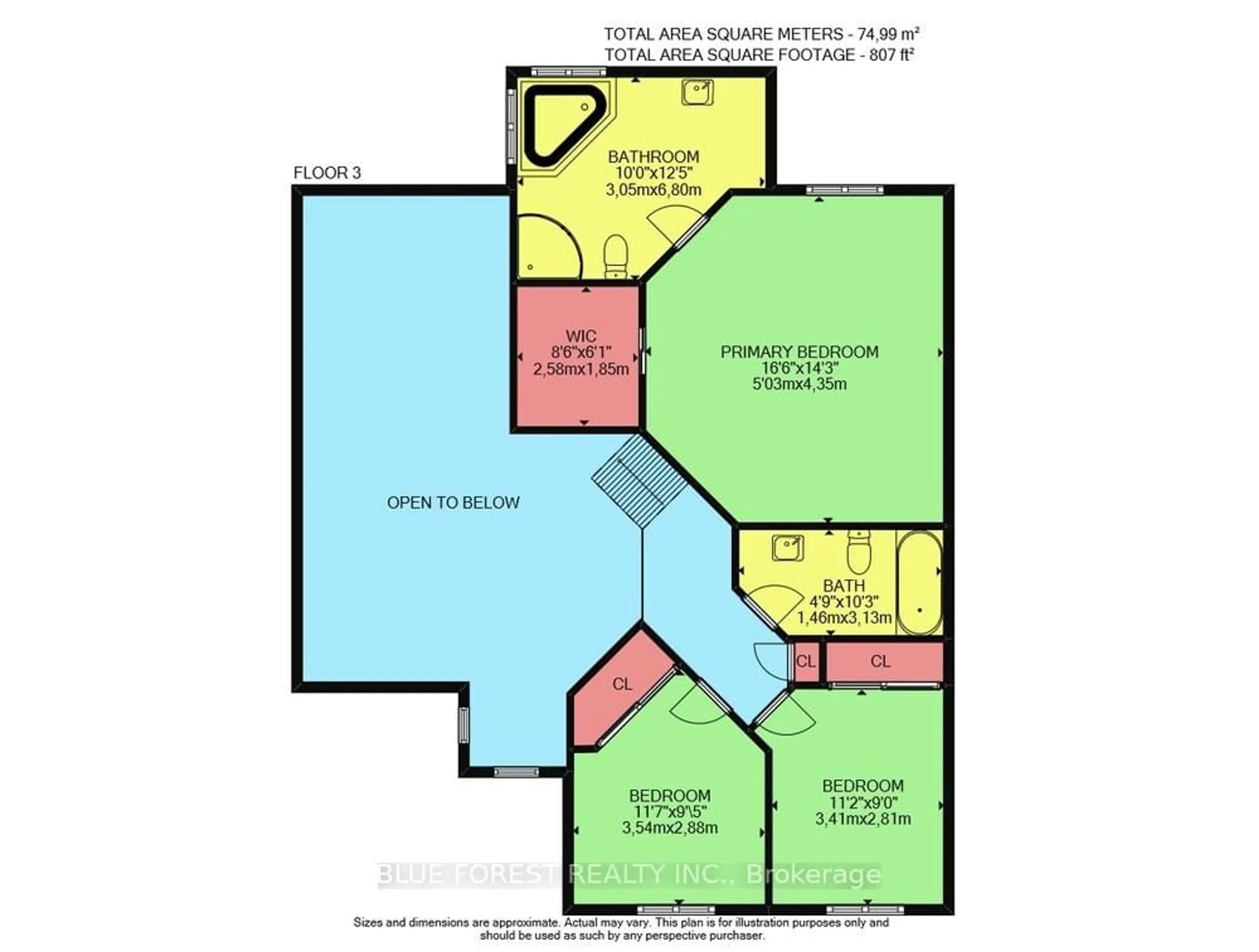 Floor plan for 11 Ponsford Pl, St. Thomas Ontario N5P 4J2