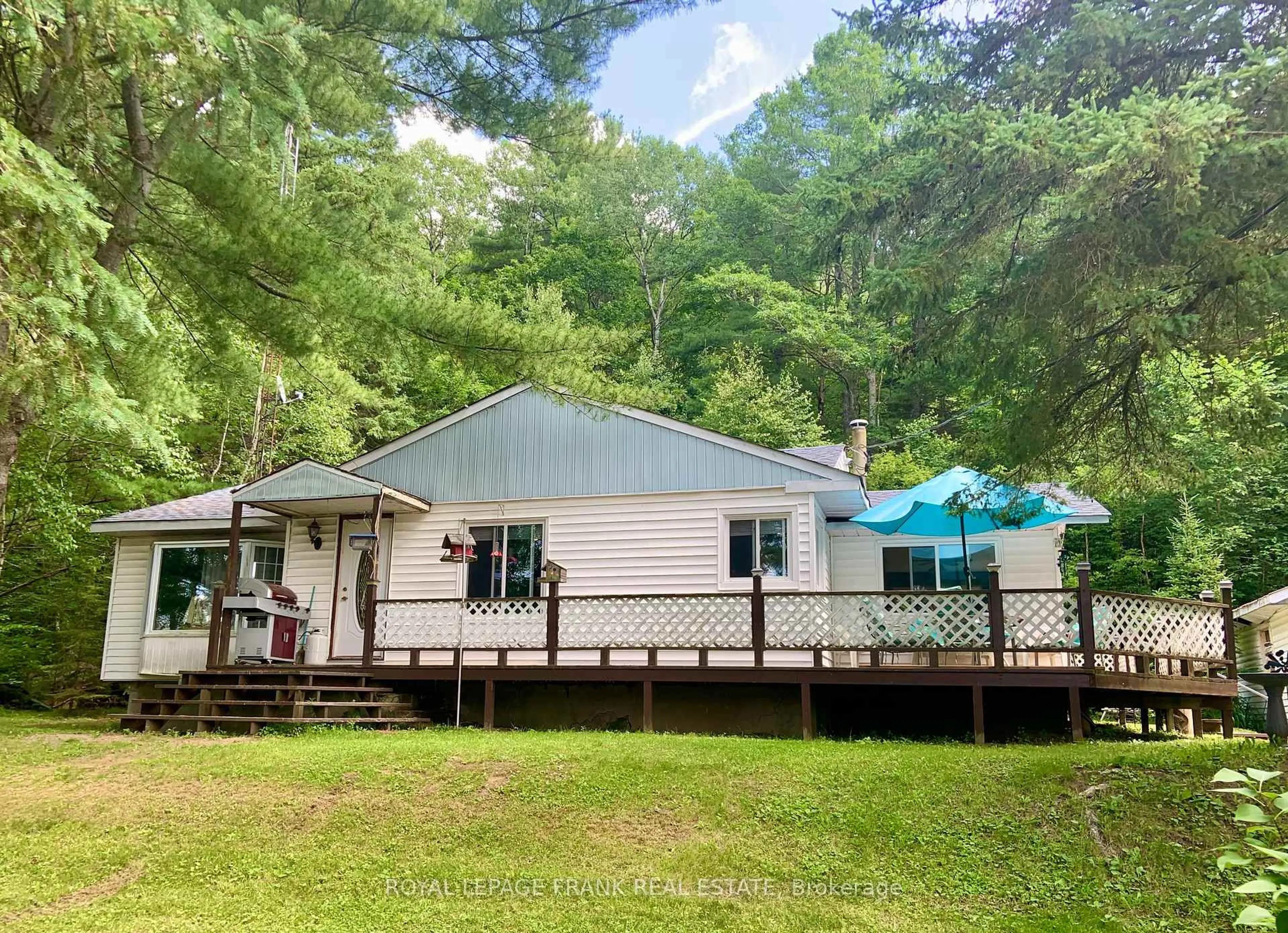 A pic from outside/outdoor area/front of a property/back of a property/a pic from drone, water/lake/river/ocean view for 29620 Highway 62, Bancroft Ontario K0L 1C0