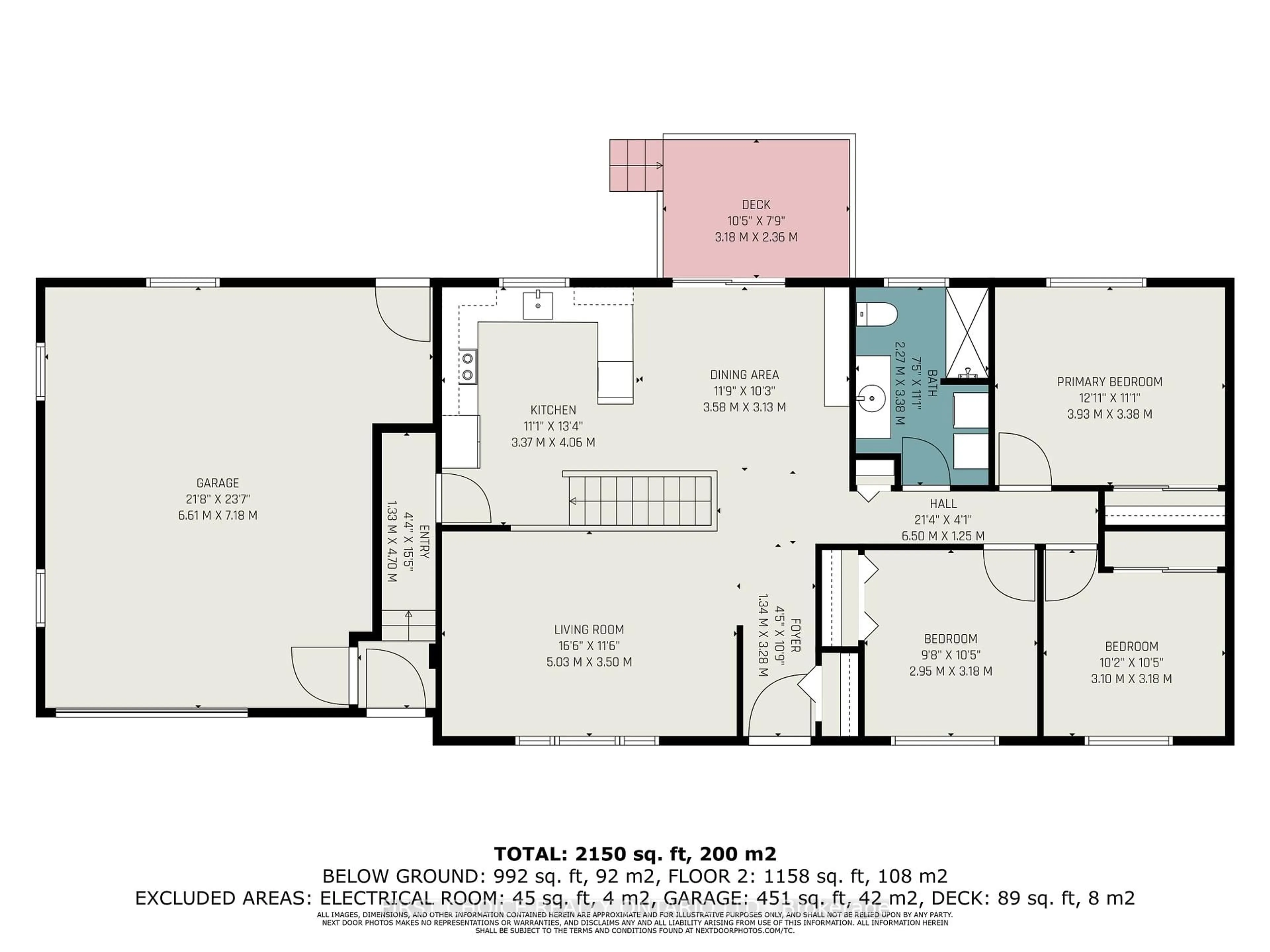 Floor plan for 1125 Barnett Dr, Ottawa Ontario K4C 1C7