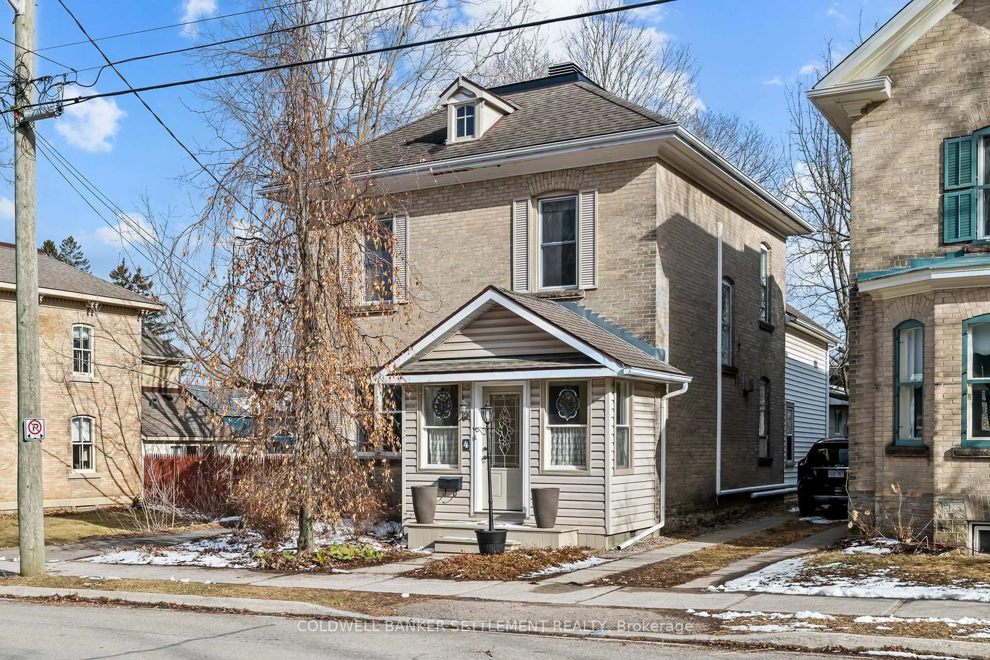 Home with brick exterior material, street for 4 D'Arcy St, Perth Ontario K7H 2T8
