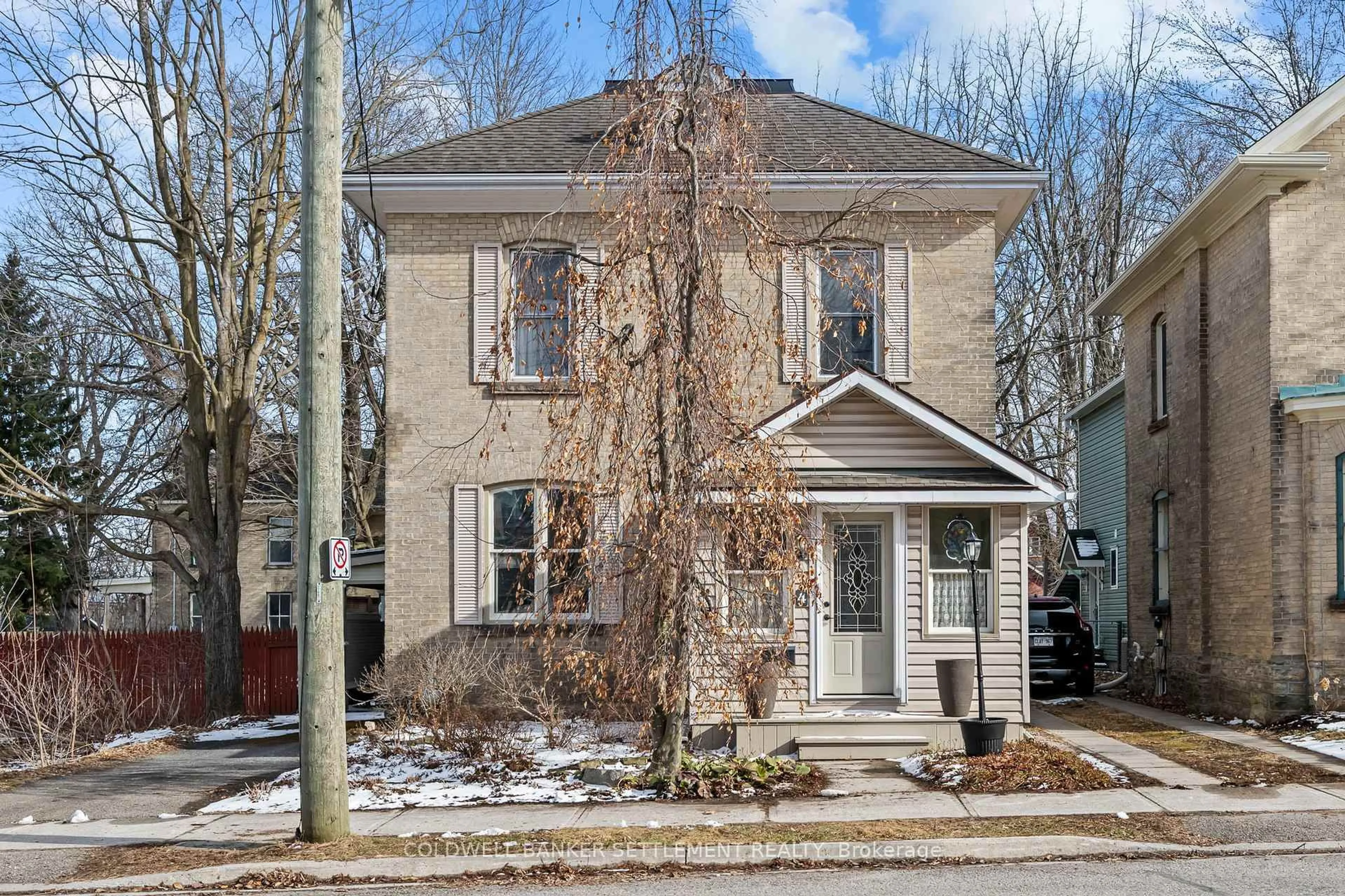 Home with brick exterior material, street for 4 D'Arcy St, Perth Ontario K7H 2T8