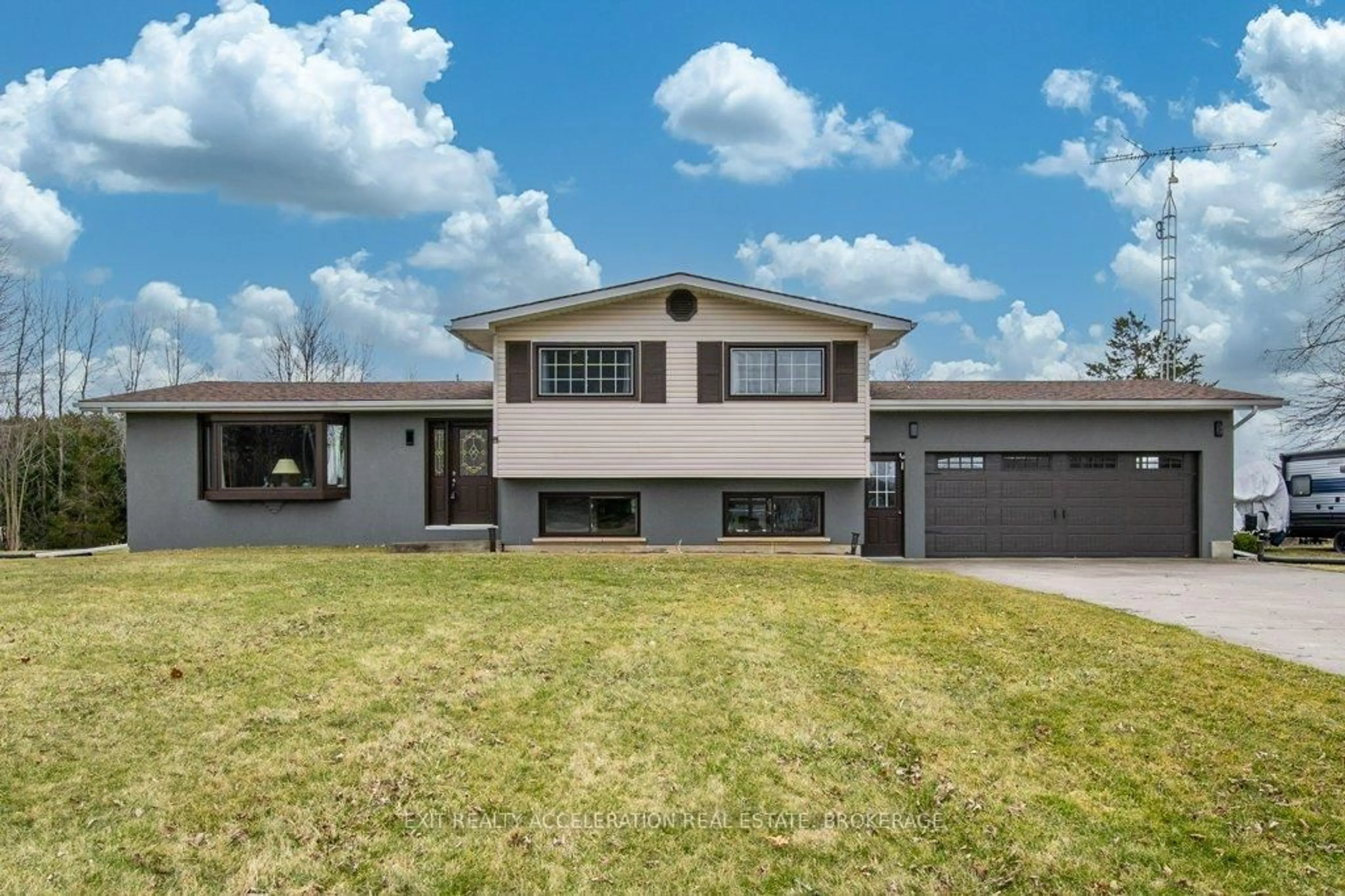 Home with vinyl exterior material, street for 156 Denridge Rd, Greater Napanee Ontario K0K 2Z0