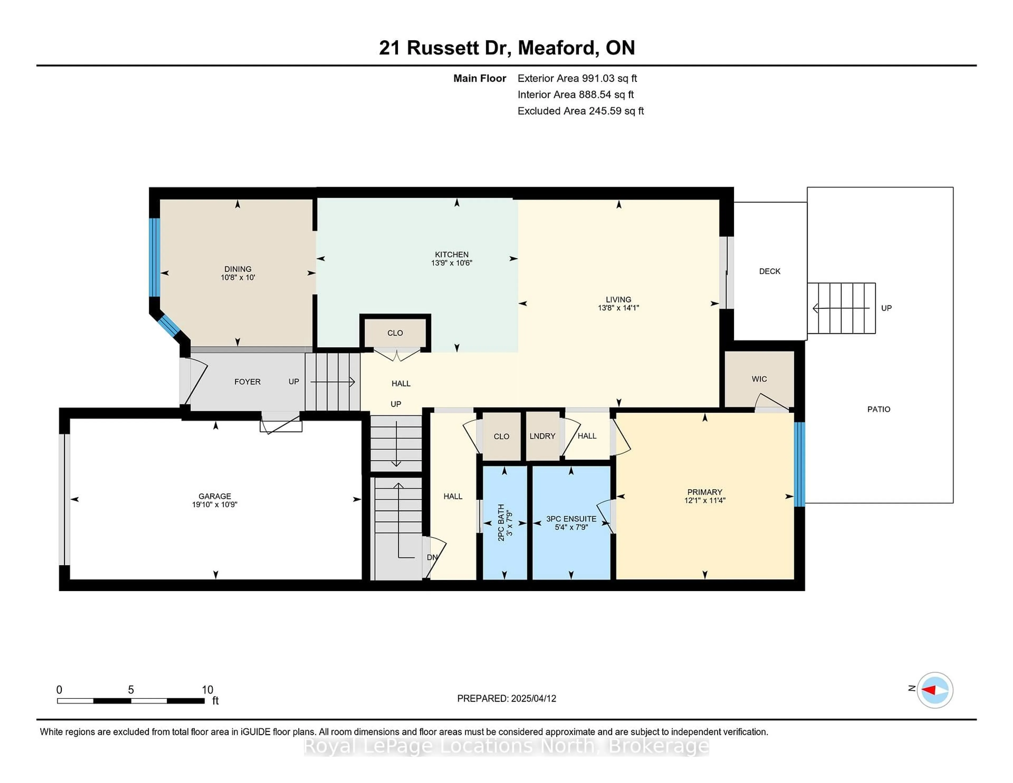 Floor plan for 21 Russett Dr, Meaford Ontario N4L 0A5