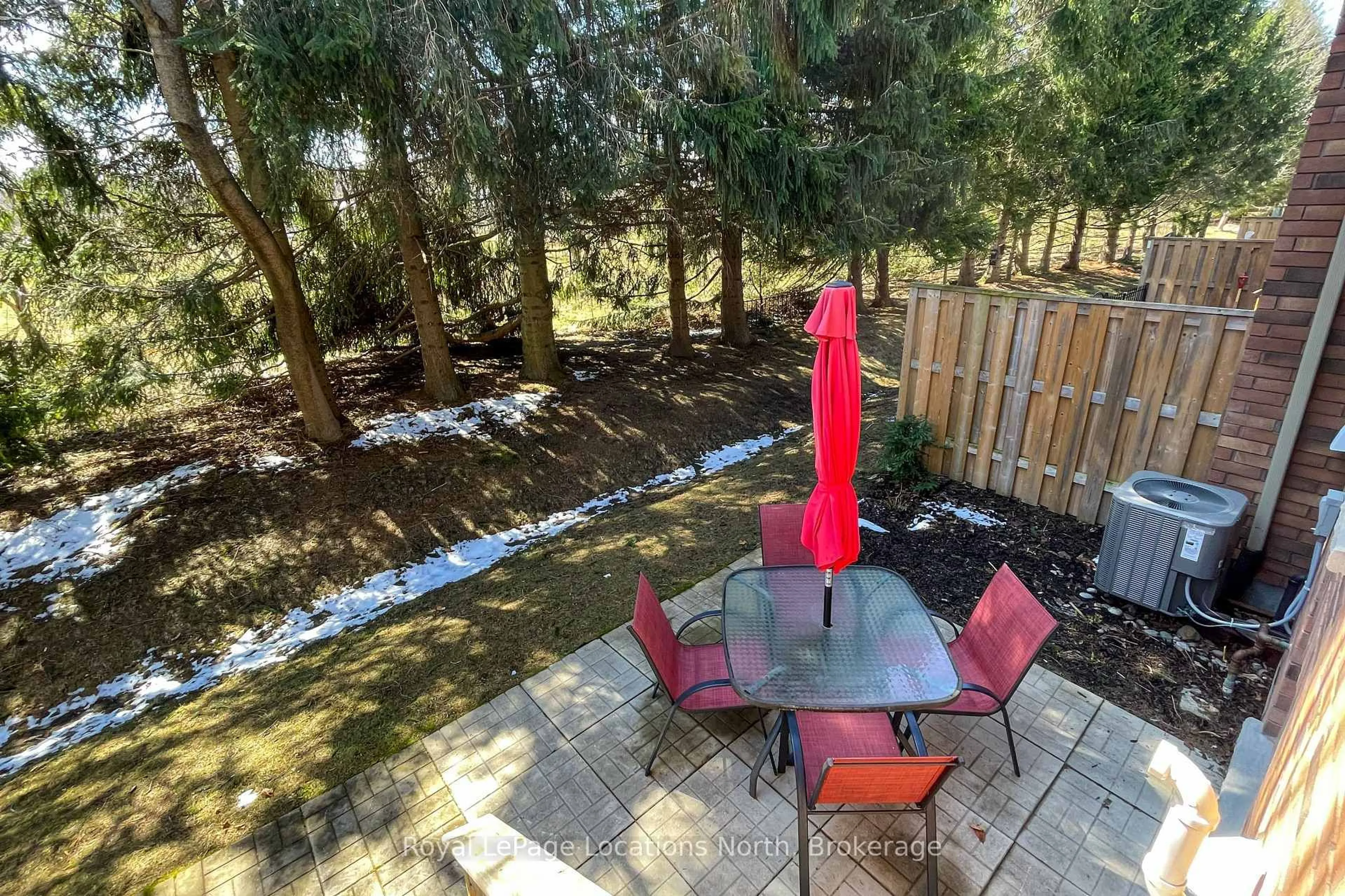 Patio, forest/trees view for 21 Russett Dr, Meaford Ontario N4L 0A5