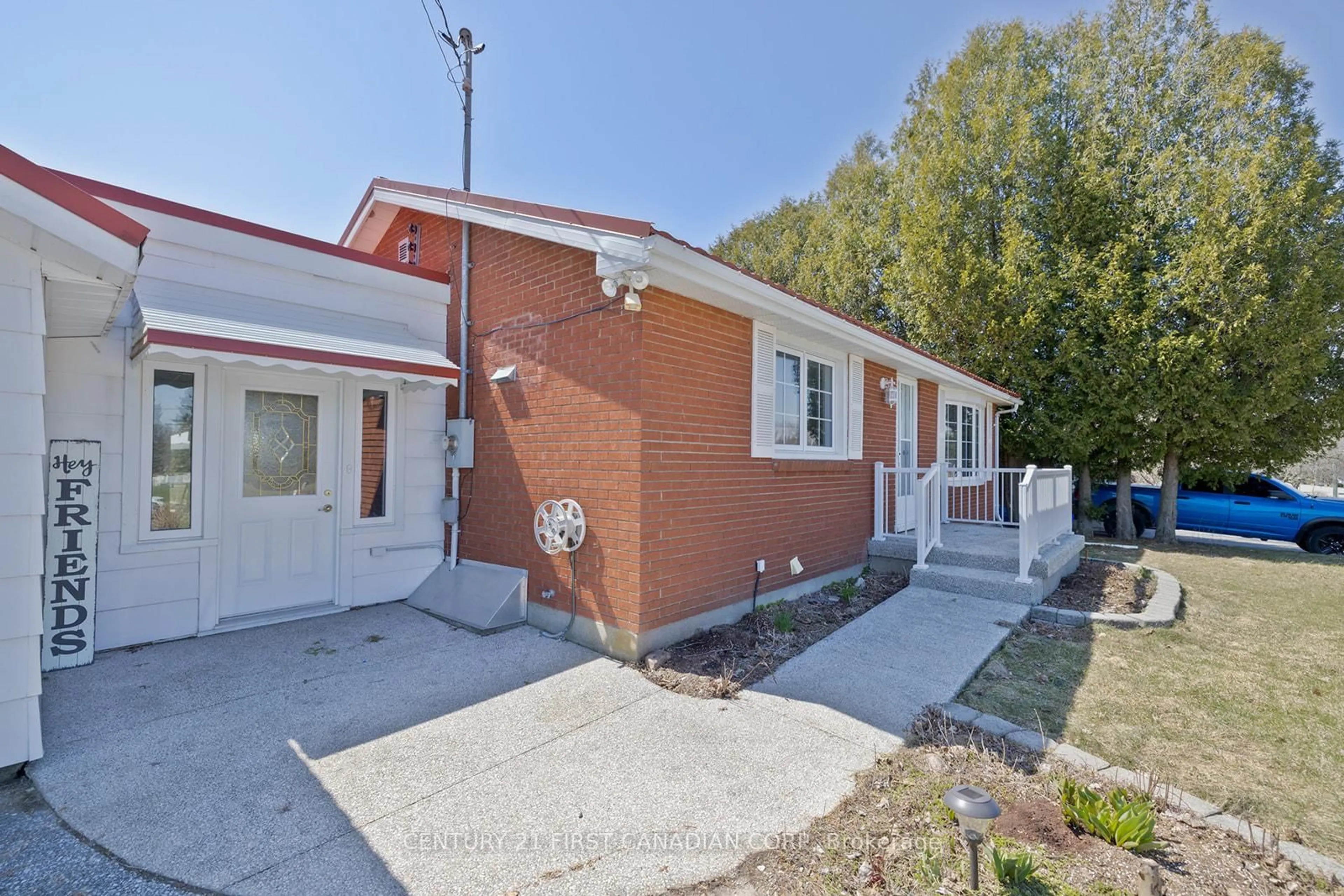 Home with brick exterior material, street for 43409 Sparta Line, Central Elgin Ontario N5P 3S8