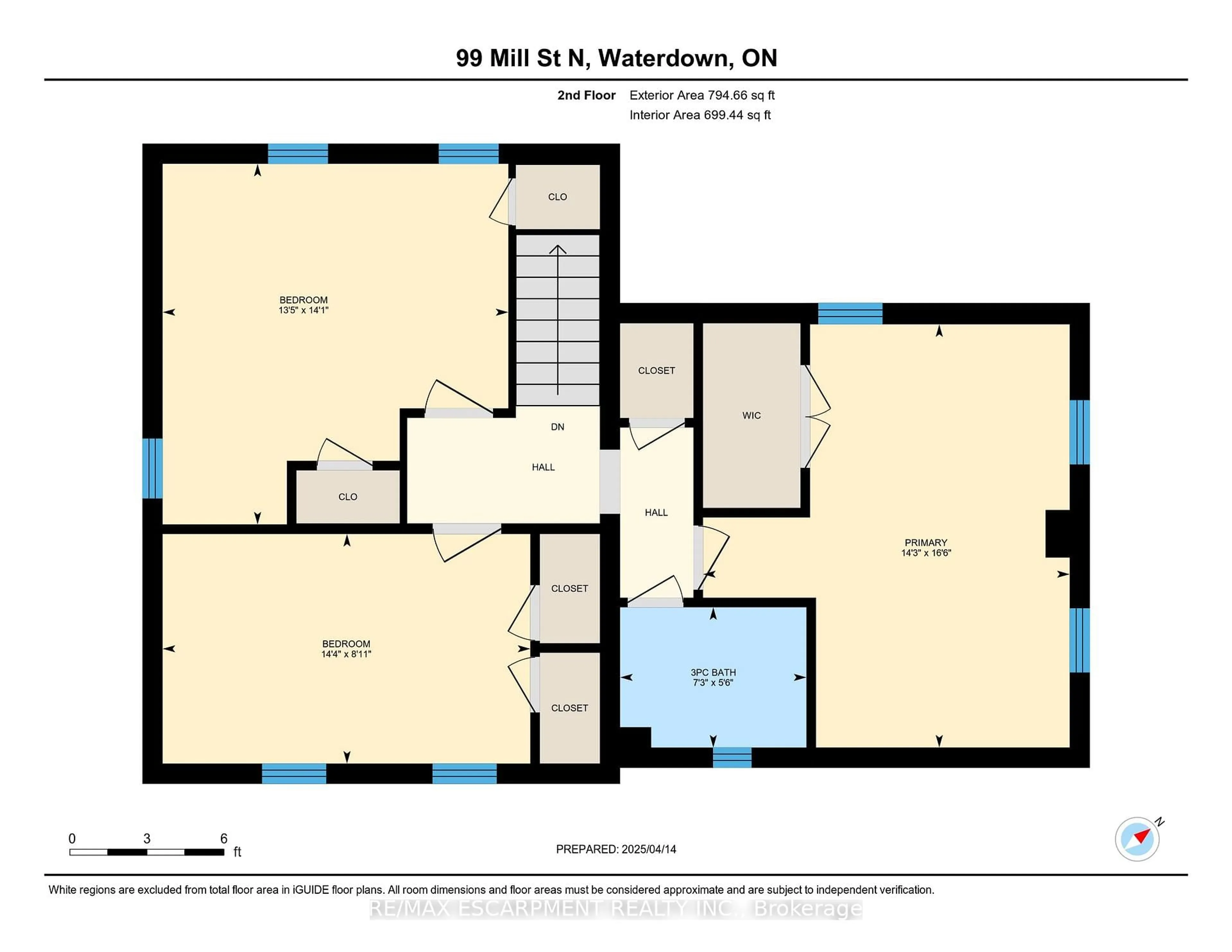 Floor plan for 99 Mill St, Hamilton Ontario L0R 2H0