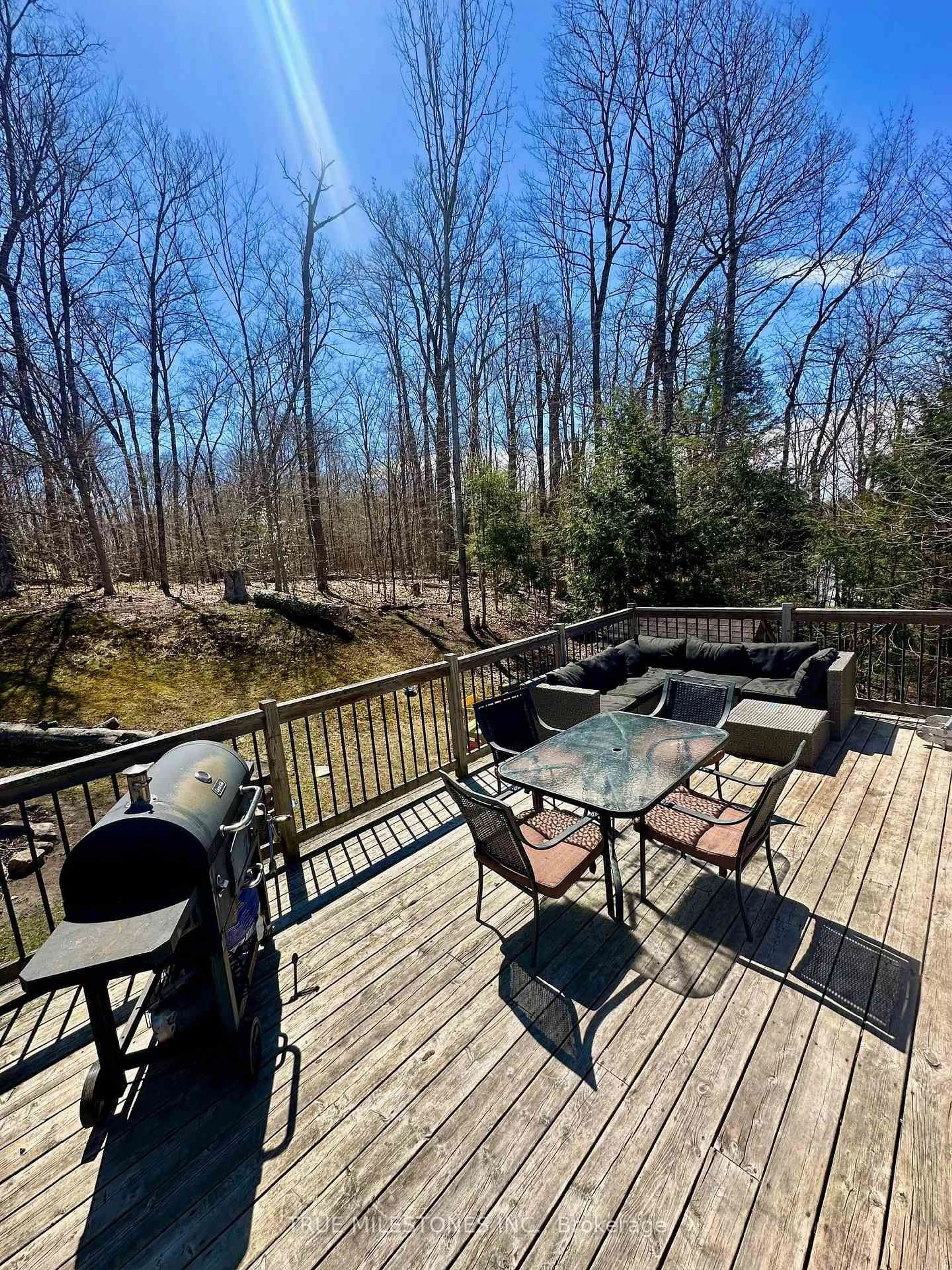 Patio, water/lake/river/ocean view for 336 Clear Lake Rd, Seguin Ontario P2A 2W8