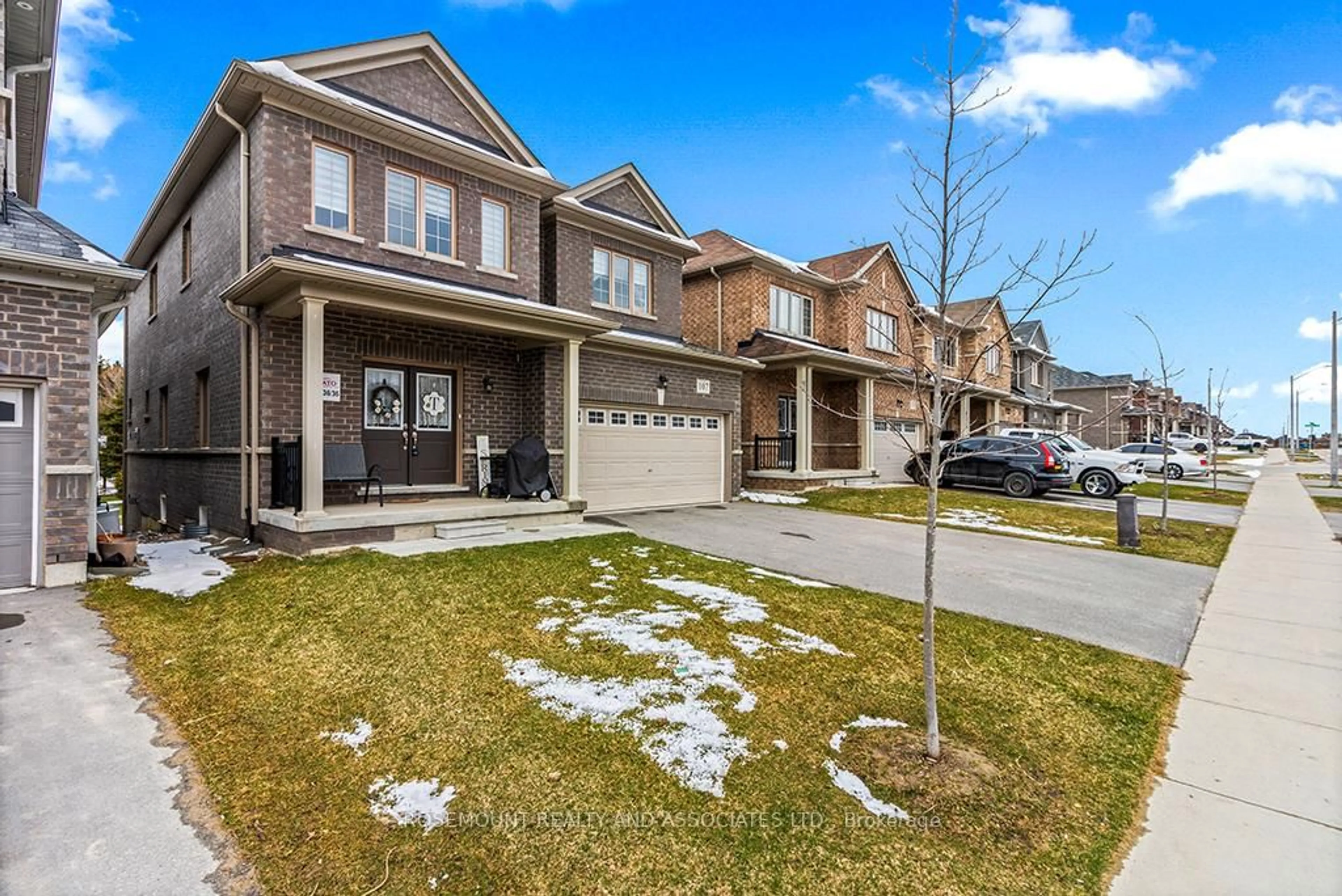A pic from outside/outdoor area/front of a property/back of a property/a pic from drone, street for 107 Werry Ave, Southgate Ontario N0C 1B0