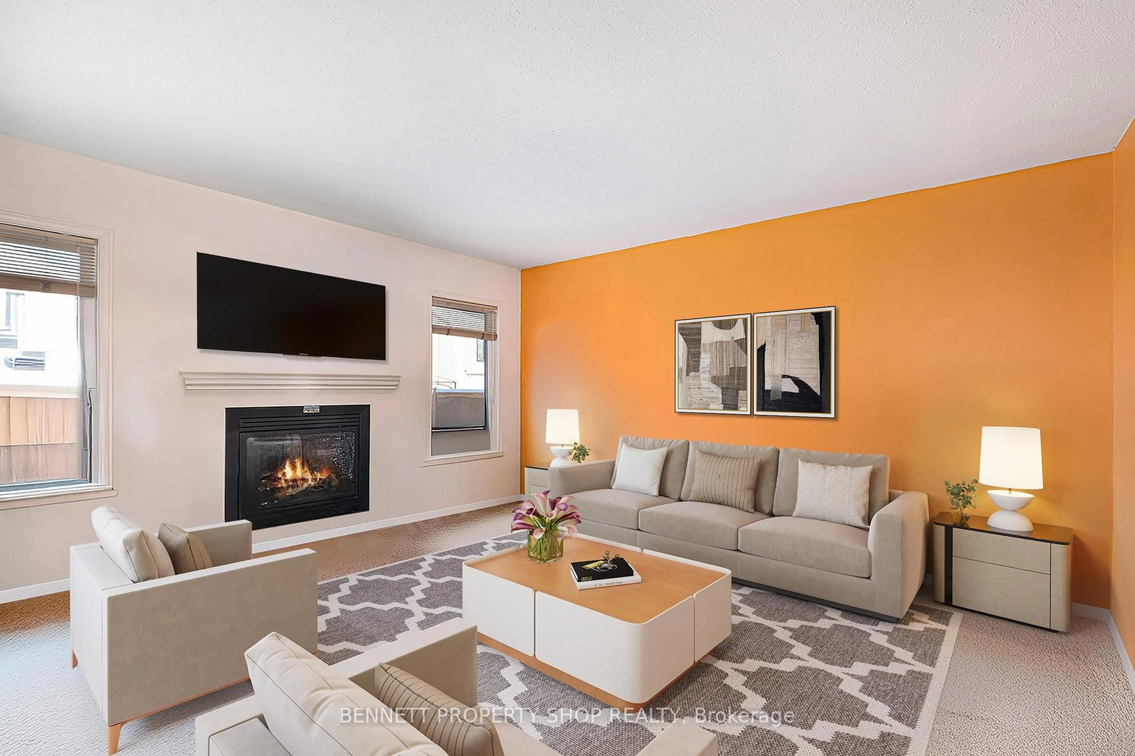 Living room with furniture, unknown for 118 Hollowbrook Dr, Ottawa Ontario K2J 5N8