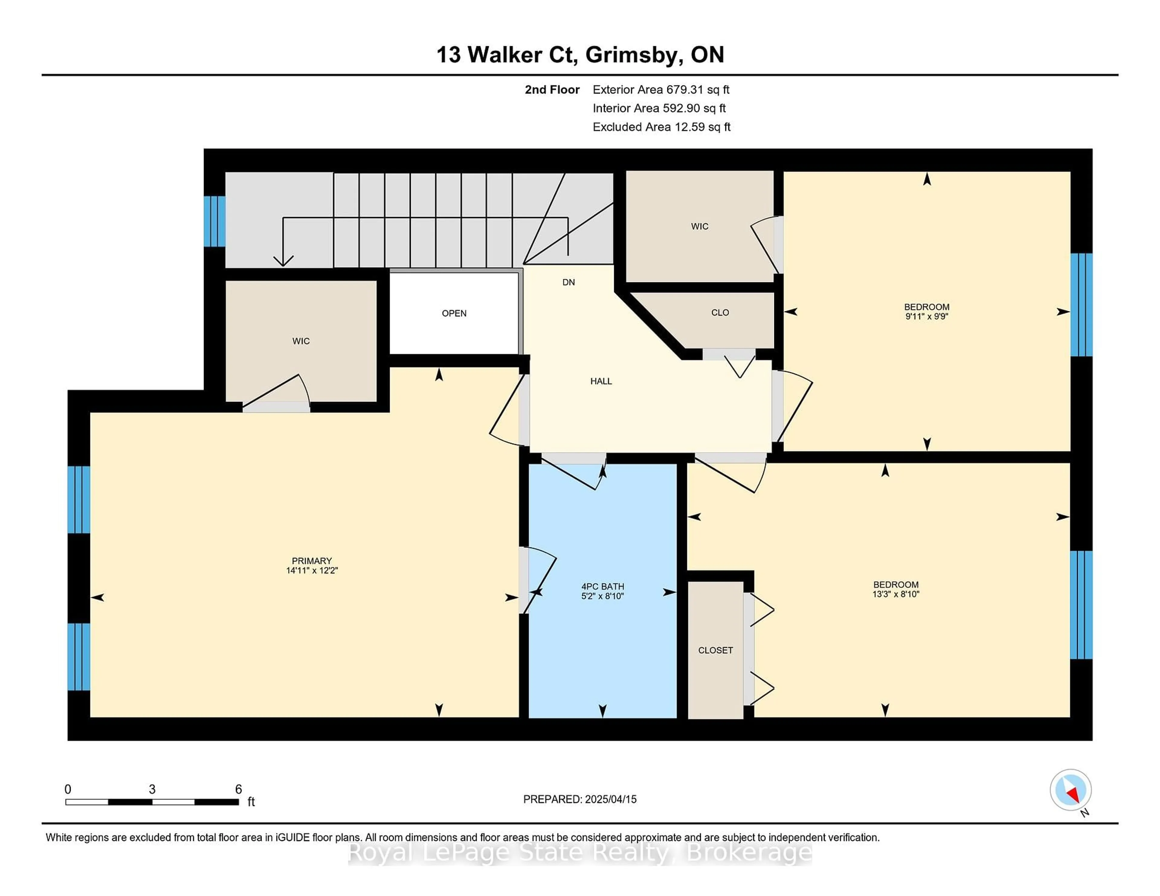 Floor plan for 13 Walker Crt, Grimsby Ontario L3M 5J5