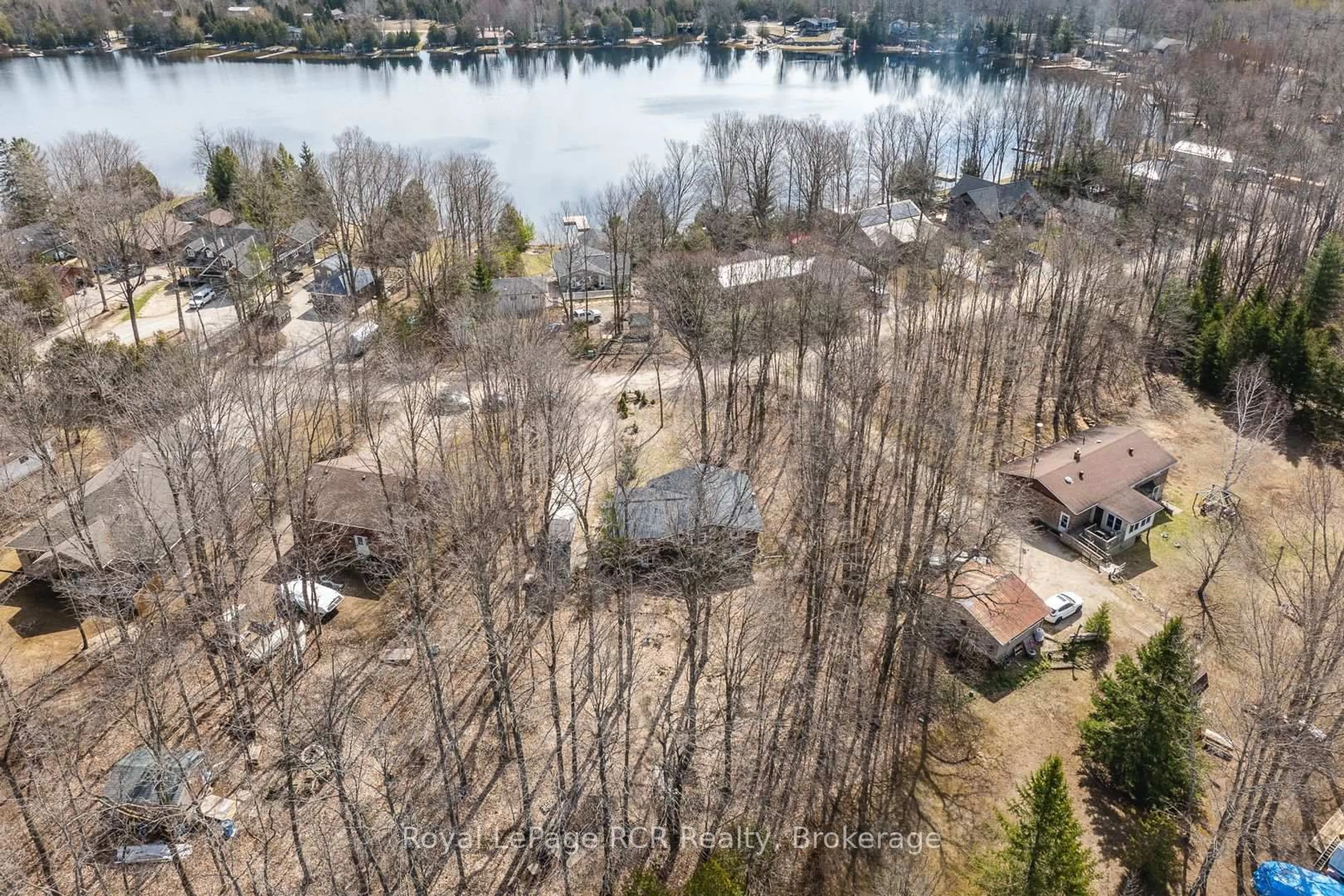 A pic from outside/outdoor area/front of a property/back of a property/a pic from drone, water/lake/river/ocean view for 117 MCCULLOUGH LAKE Dr, Chatsworth Ontario N0H 2V0