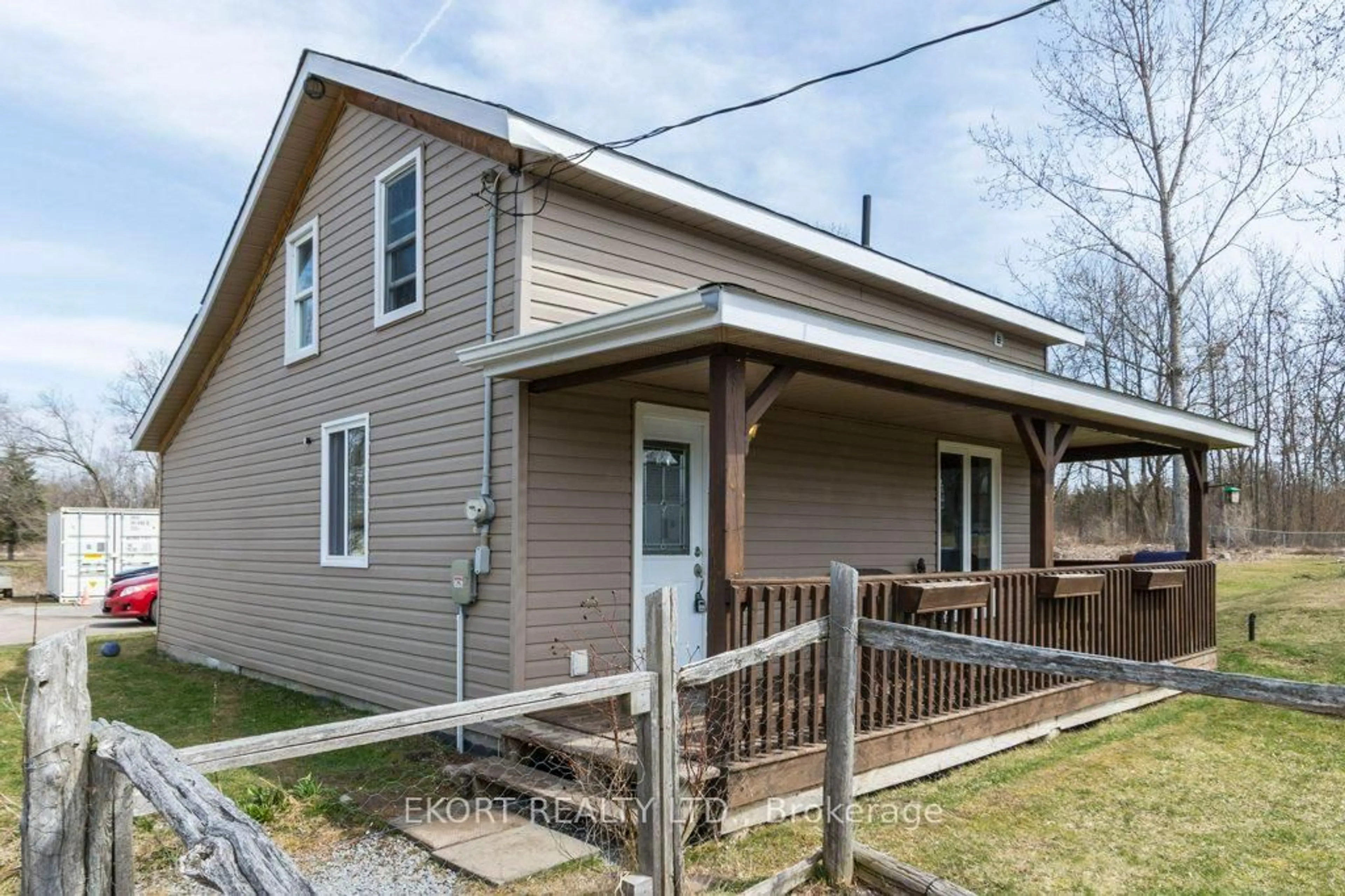 Home with vinyl exterior material, street for 16 Gore St, Shannonville Ontario K0K 3A0