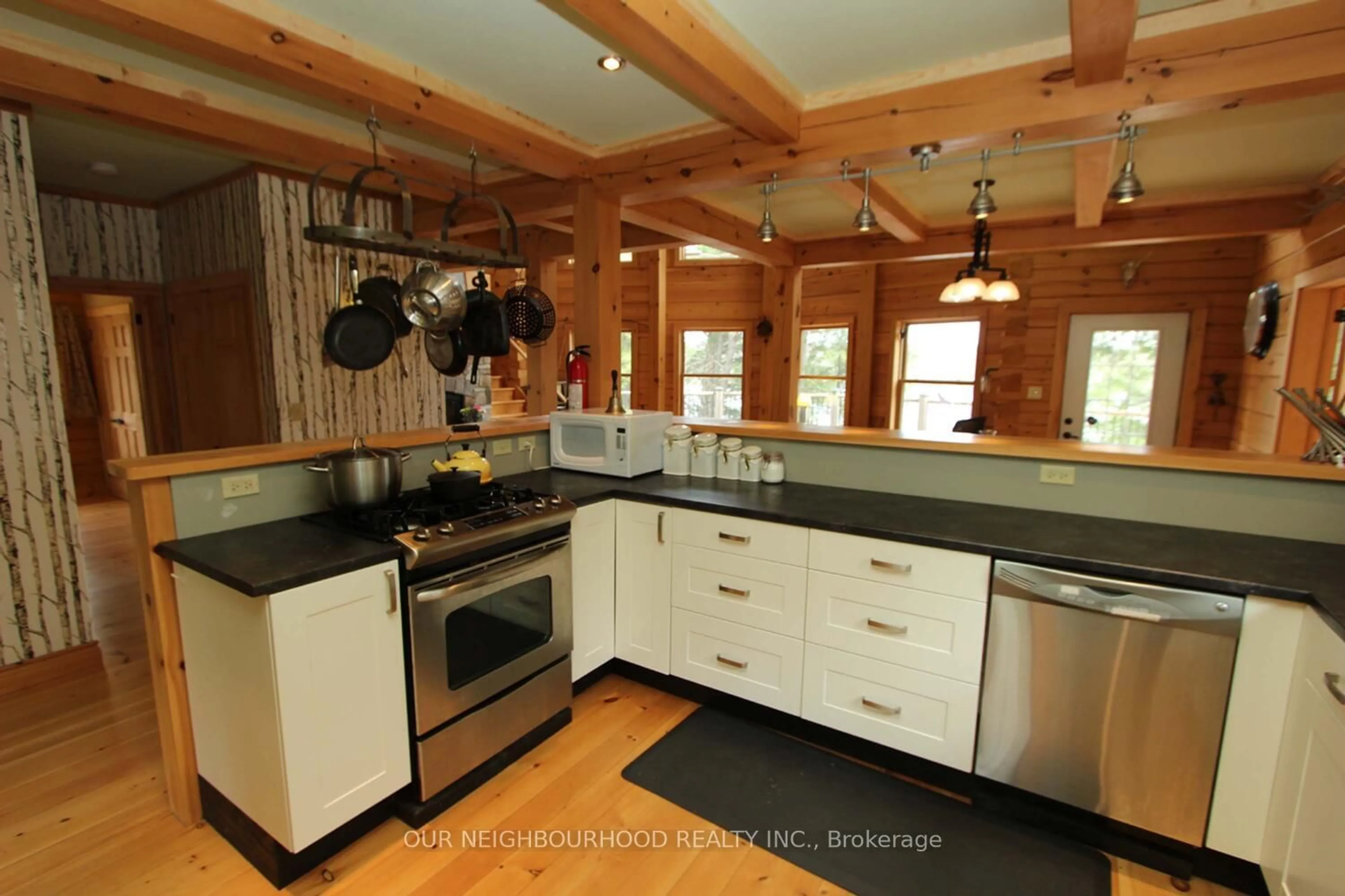 Open concept kitchen, unknown for 277 Lake Tangamong, Limoges Ontario K0K 2M0